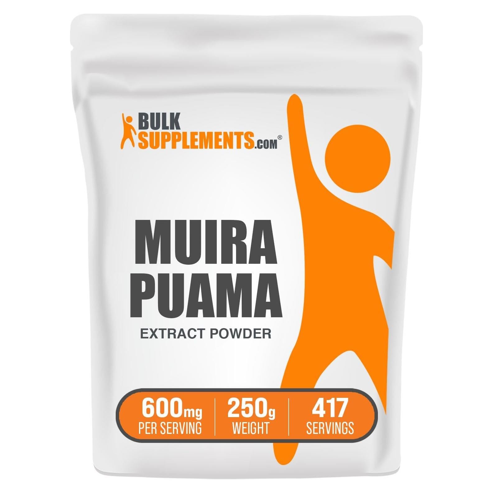 Extracto de Muira Puama en Polvo BulkSupplements 250g