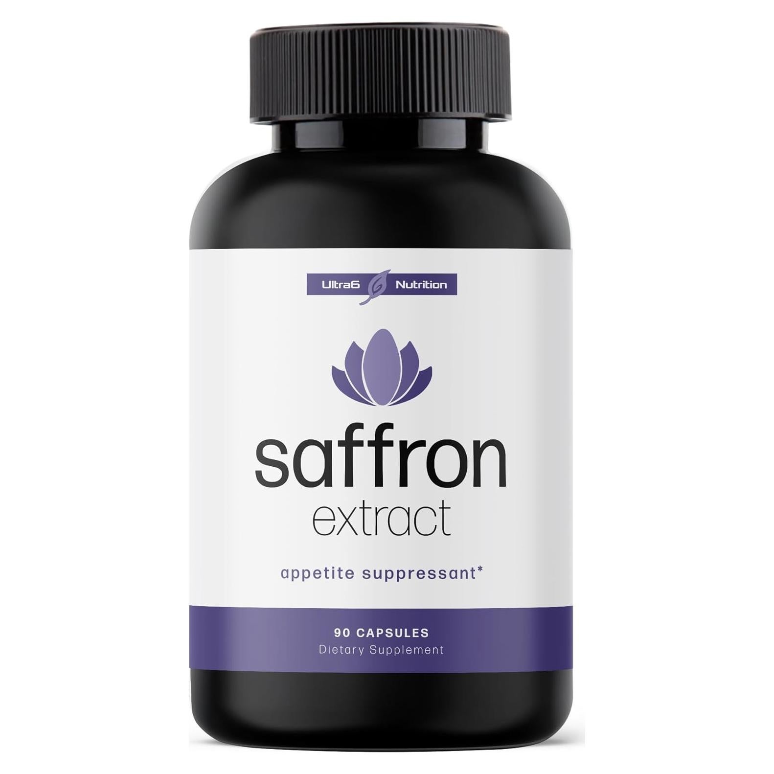 Extracto de Azafrán Puro Ultra6 - 90 Cápsulas para Pérdida de Peso