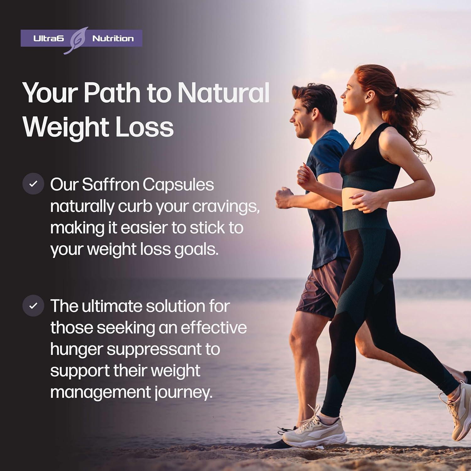 Extracto de Azafrán Puro Ultra6 - 90 Cápsulas para Pérdida de Peso