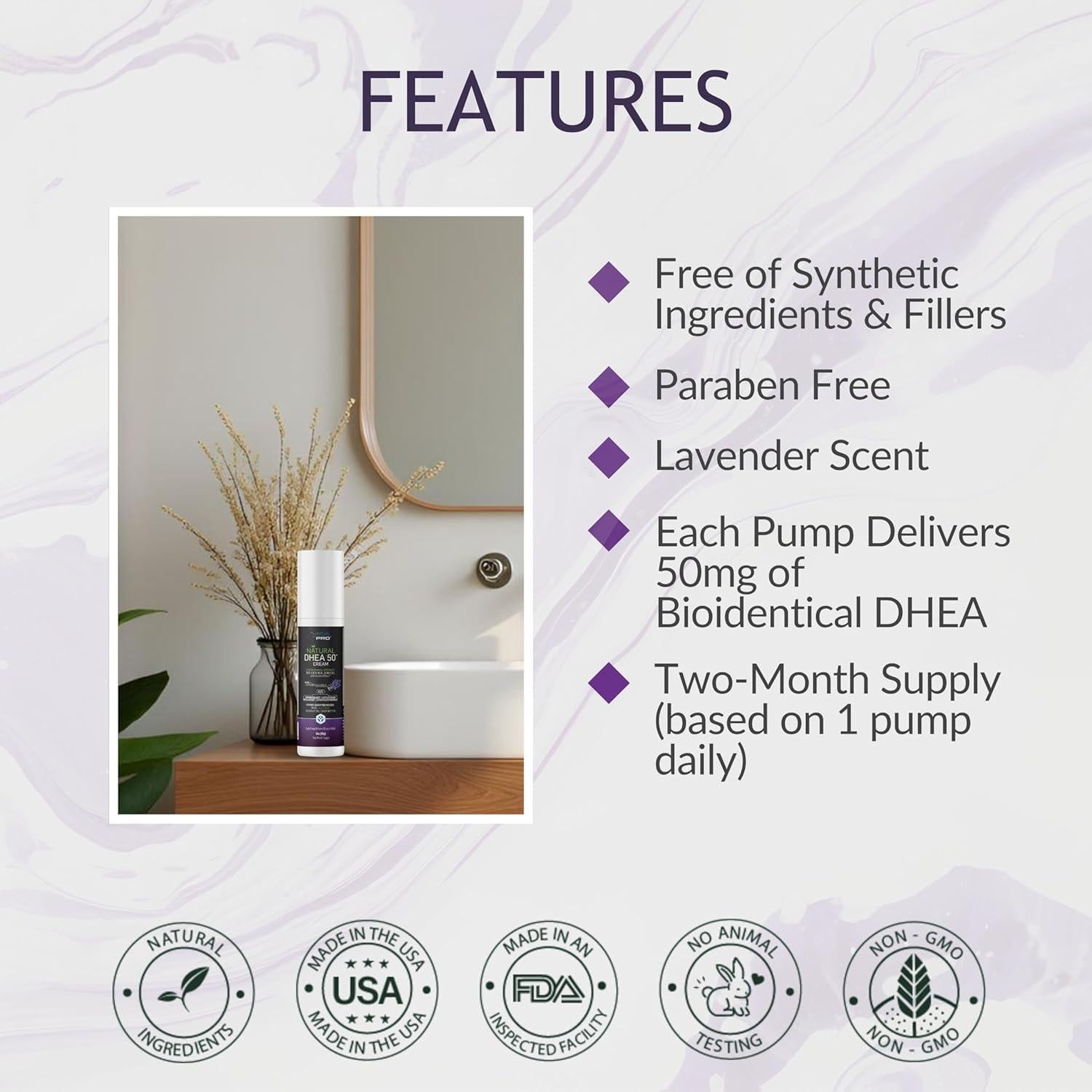 Crema DHEA Bioidéntica Natural 50mg 85g - BIOLabs PRO