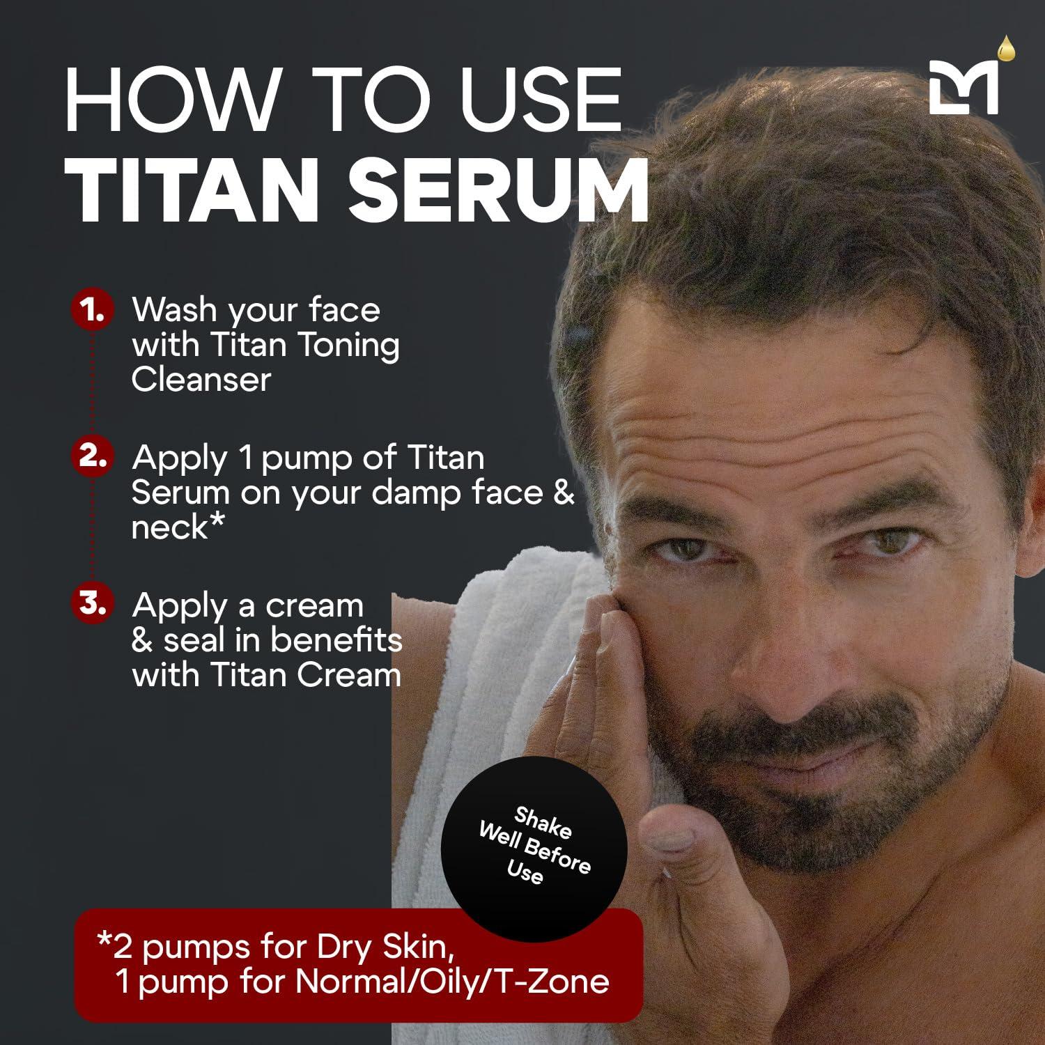 Sérum Facial Antienvejecimiento Titan Man Labs - 5% Niacinamida