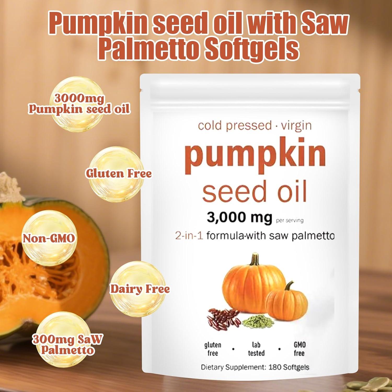 Aceite de Semilla de Calabaza NCSHMY 180 Cápsulas 3000mg