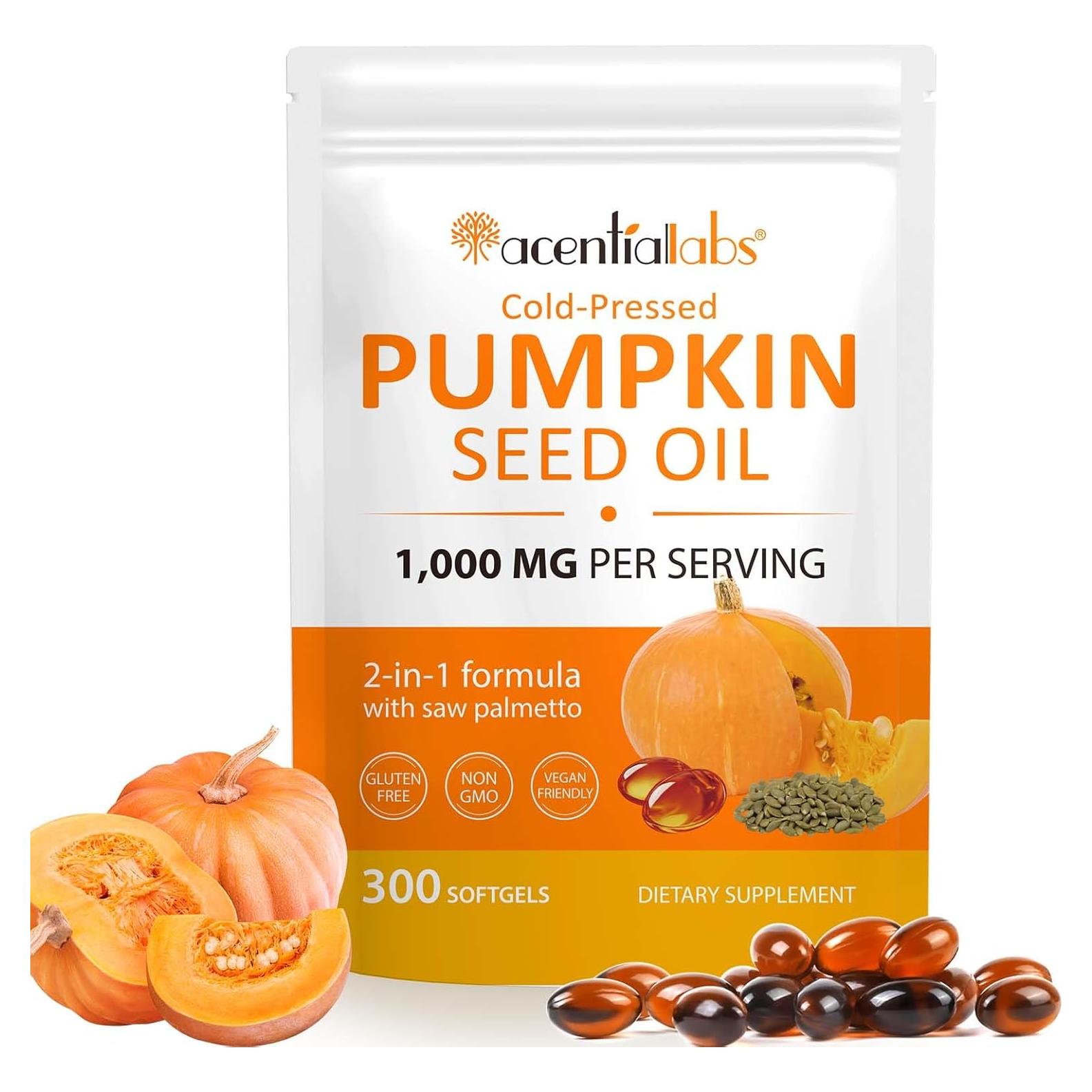 Suplemento Aceite Semilla Calabaza HBIKCLYC 300 Cápsulas