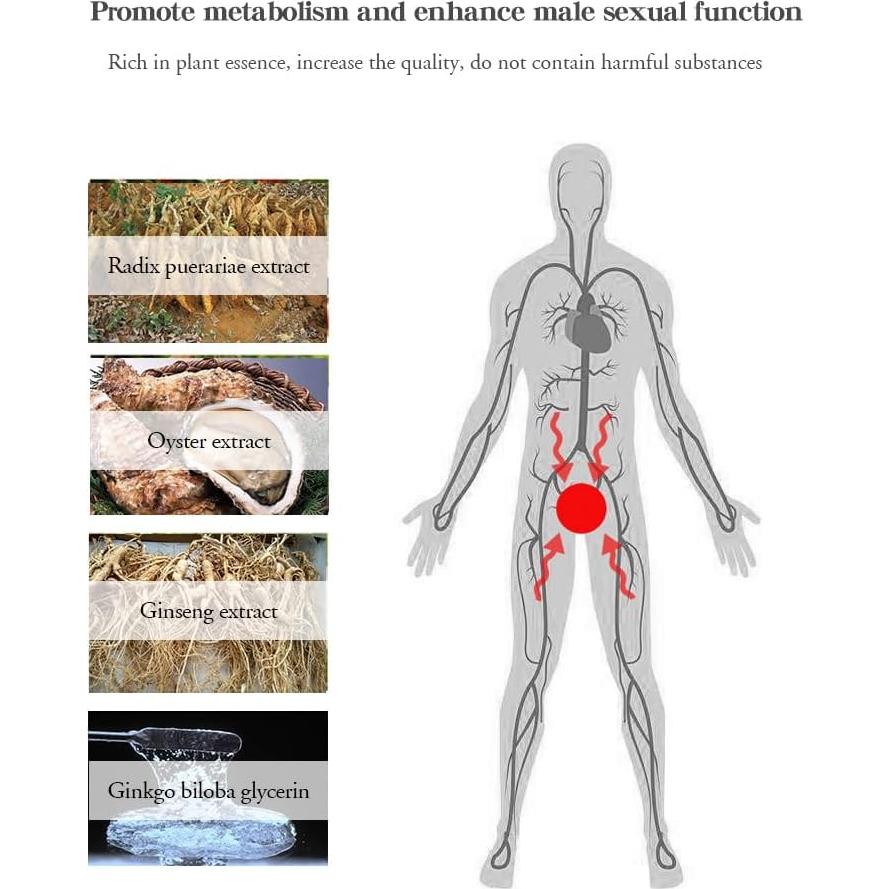 Crema Aumento Extra Fuerte Huge Men's Care 117g - Gel para Hombres