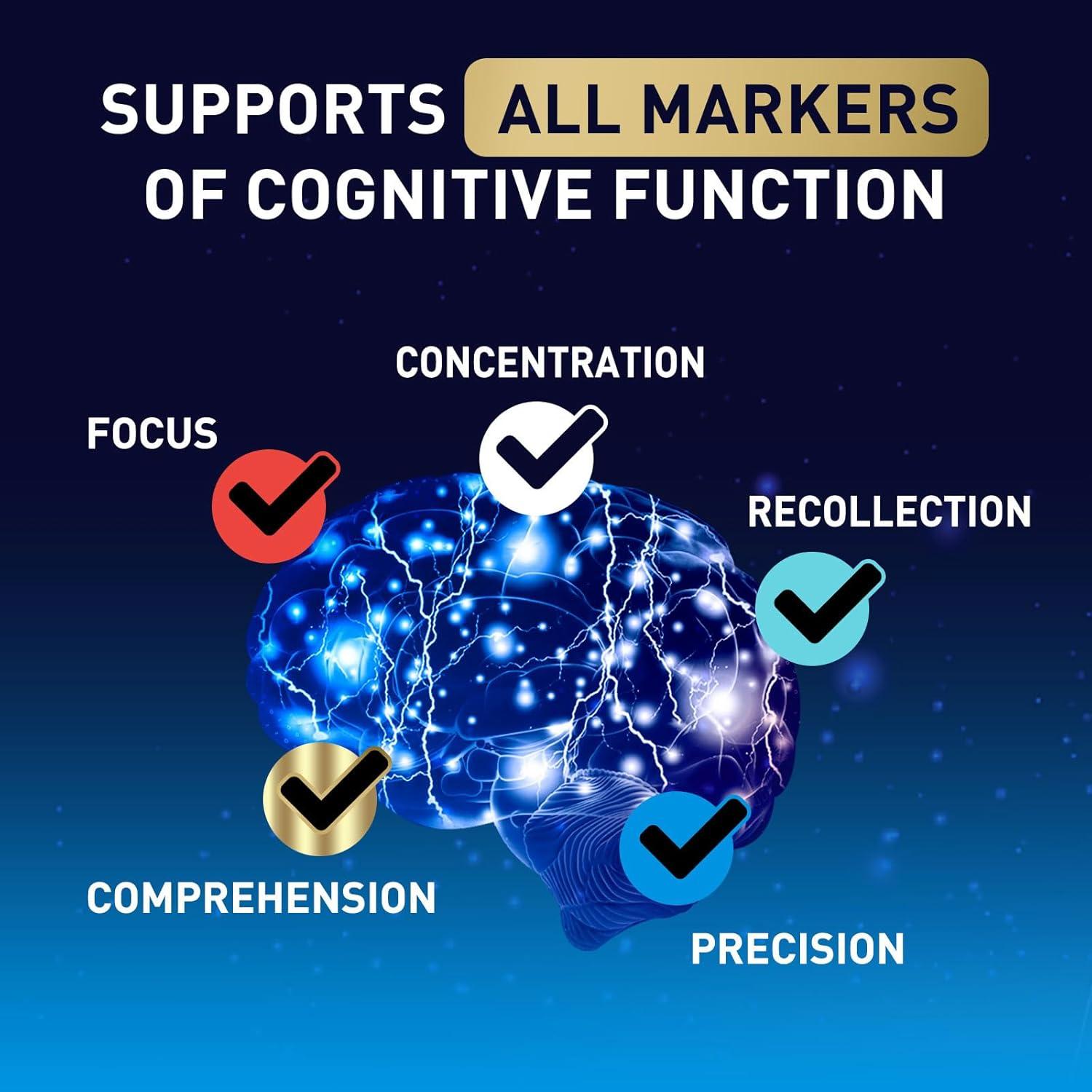 Gomitas Nootrópicas Nature's Nutrition para Memoria y Concentración - 60 Unidades