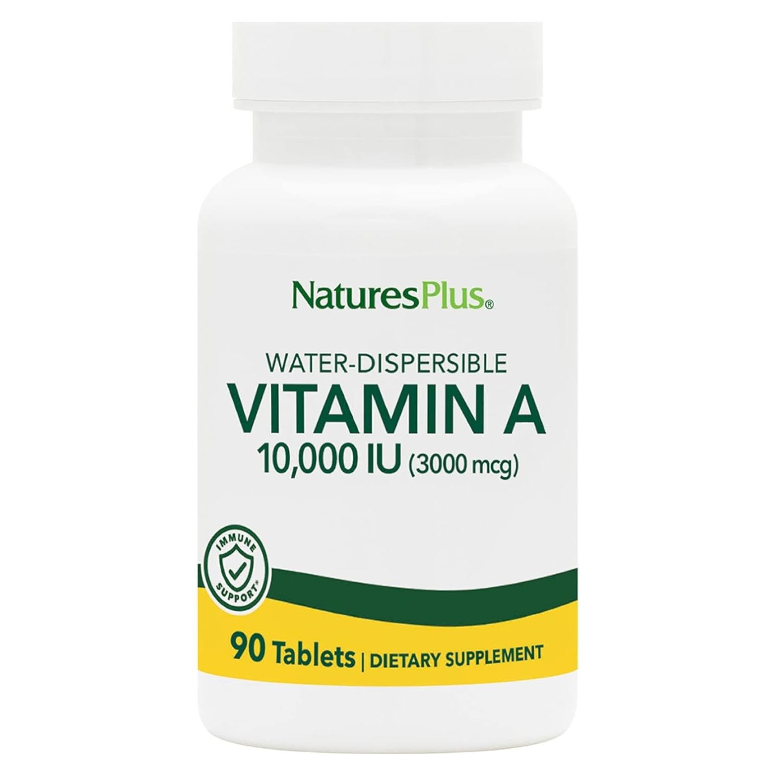 Vitamina A NaturesPlus 10,000 IU - 90 Tabletas Vegetarianas