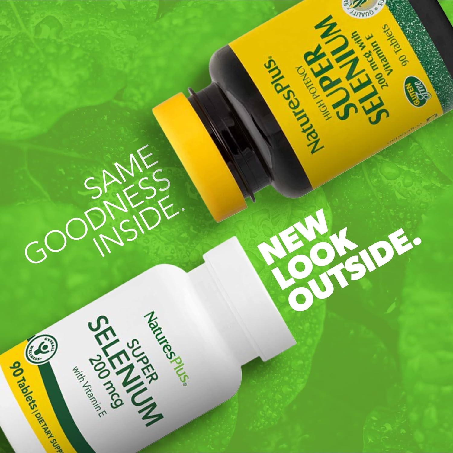 Selenio Super NaturesPlus 200 mcg 90 Tabletas Vegetarianas