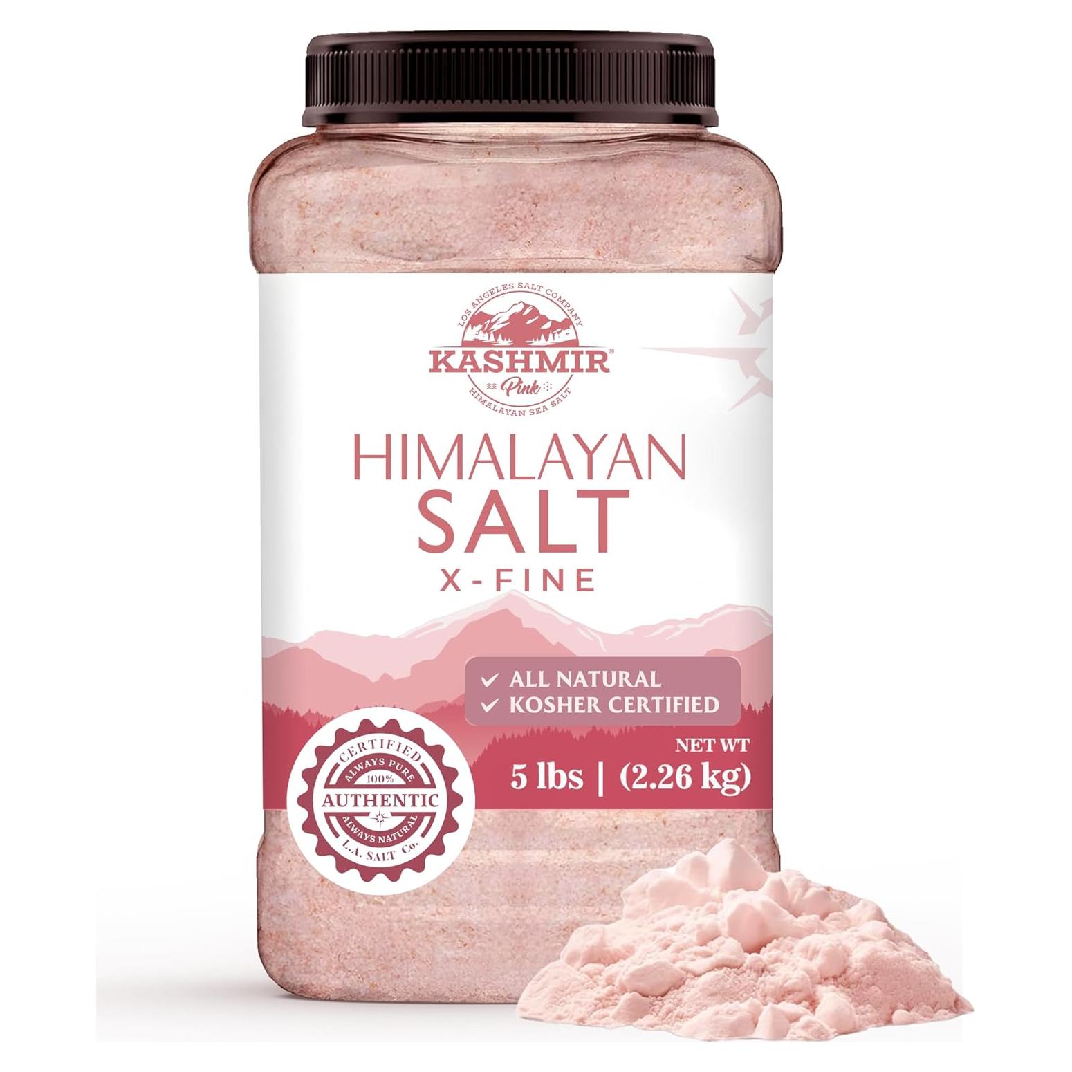 Sal de Himalaya Rosa Extra Fina LA SALT CO 2.27 kg Grado Alimenticio