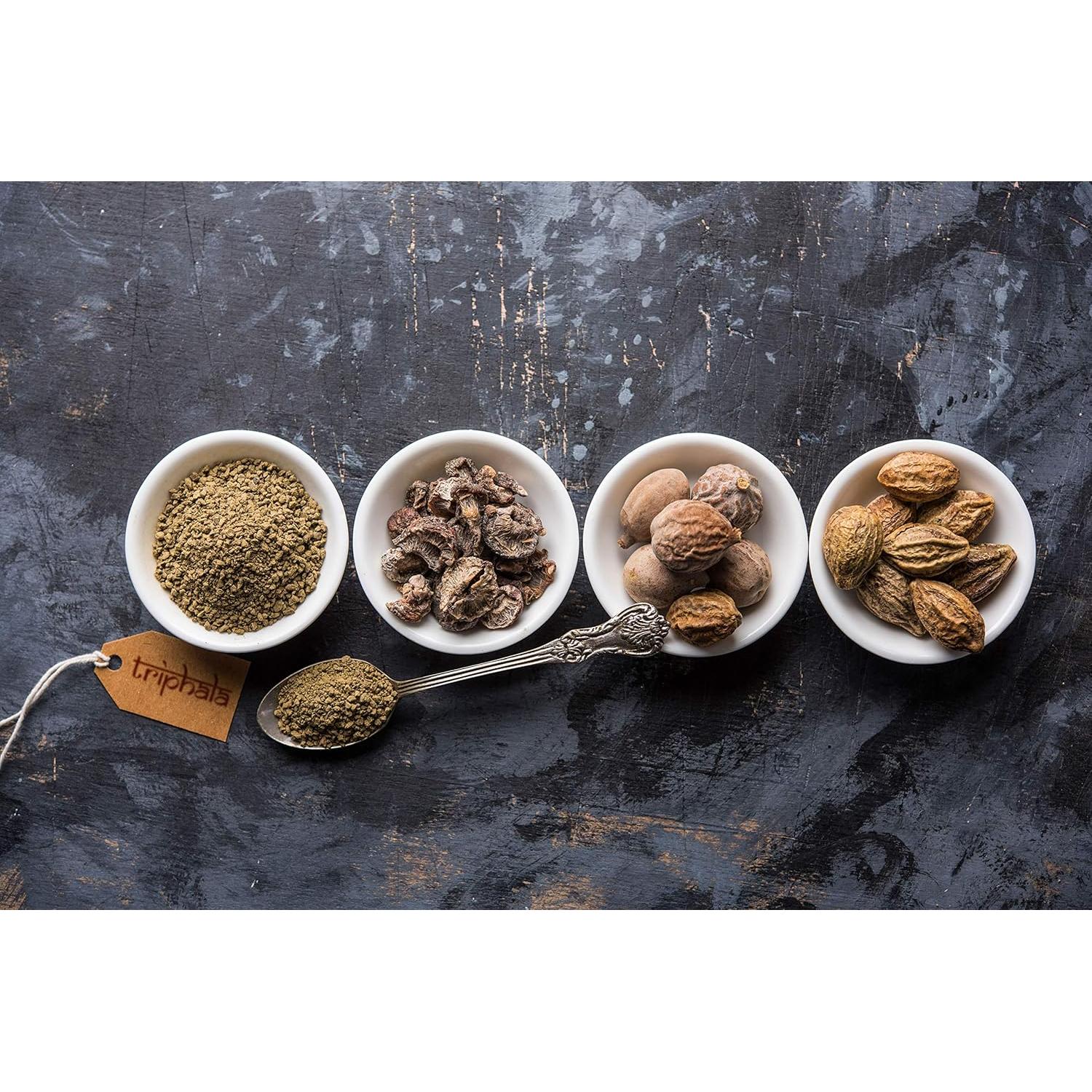 Polvo de Triphala Orgánico Pure Indian Foods 227 g Suplemento