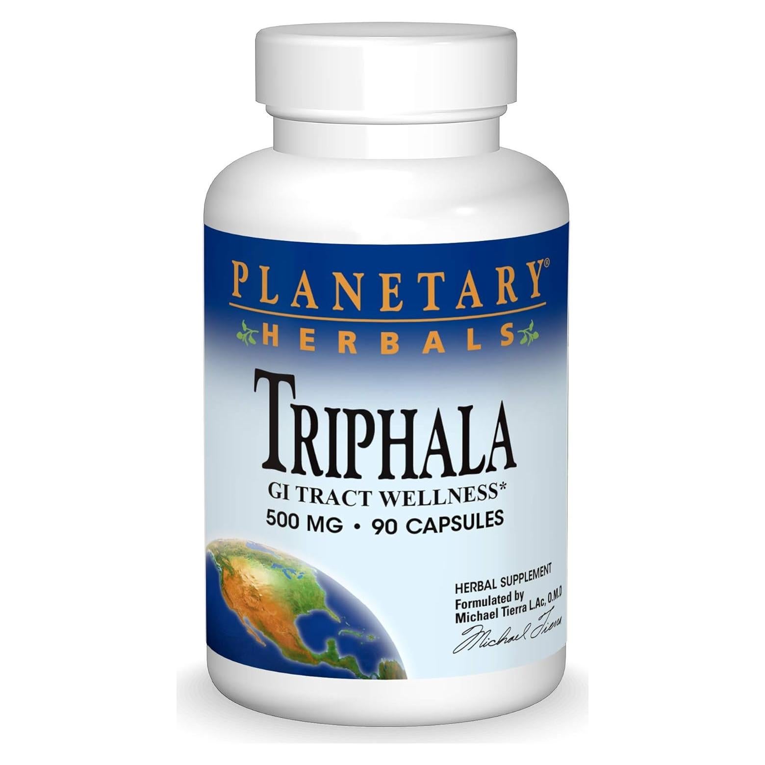 Triphala 500 mg Planetary Herbals - Suplemento Digestivo