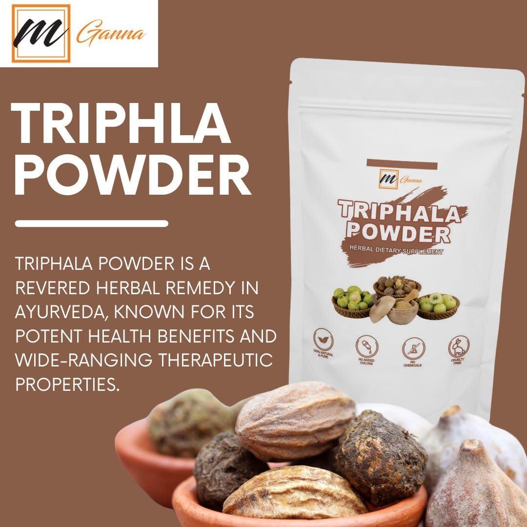 Polvo de Triphala 100% Natural mGanna 227g - Cuidado de Piel