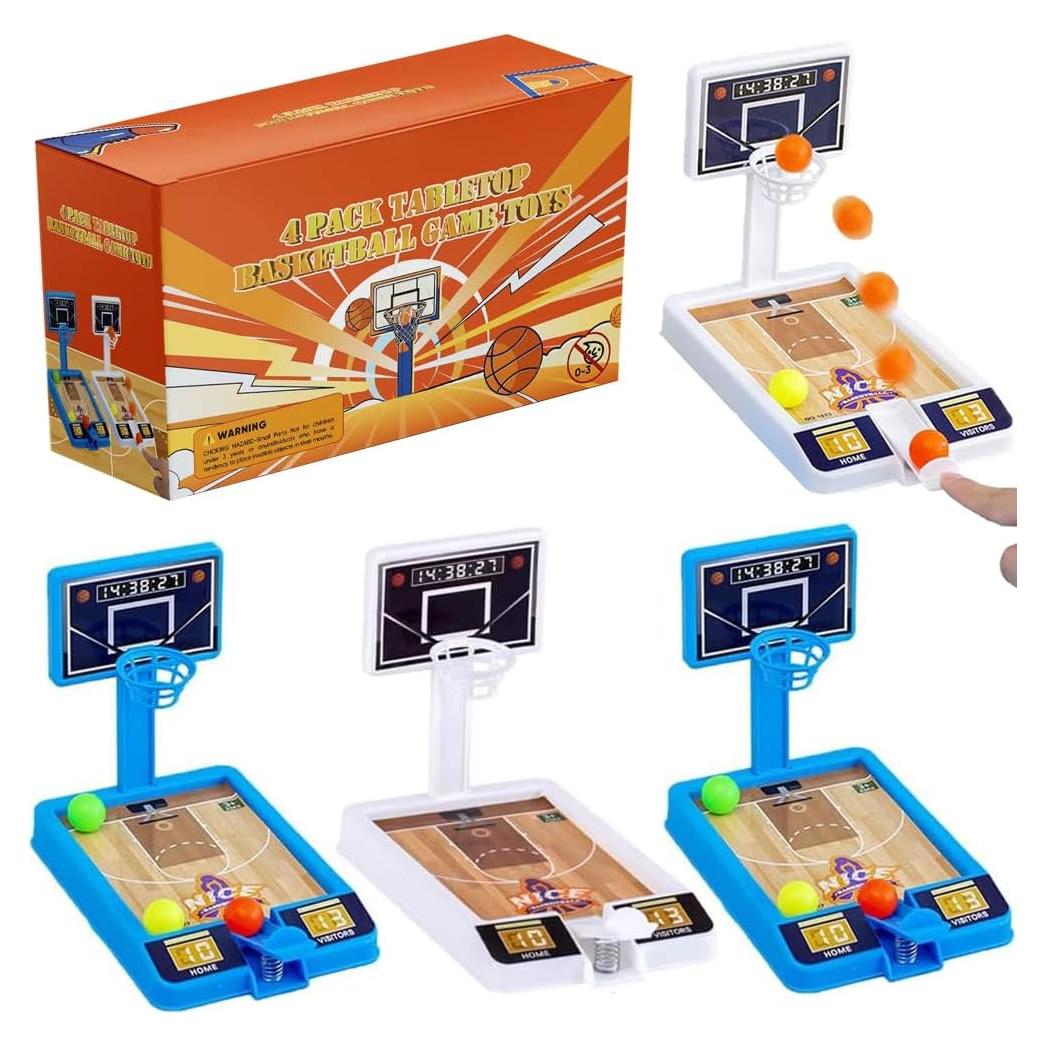 Juego de Baloncesto de Mesa Estimable 4 Sets para Oficina