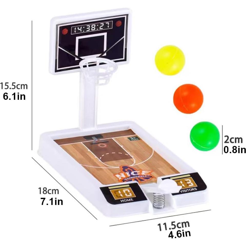 Juego de Baloncesto de Mesa Estimable 4 Sets para Oficina