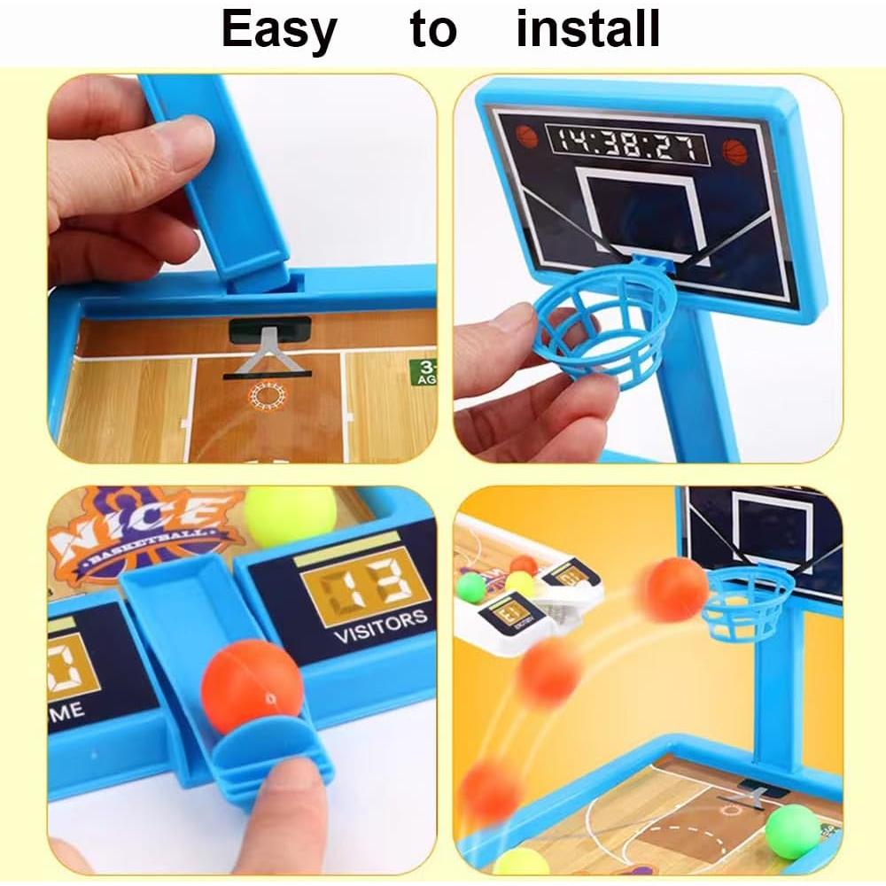 Juego de Baloncesto de Mesa Estimable 4 Sets para Oficina