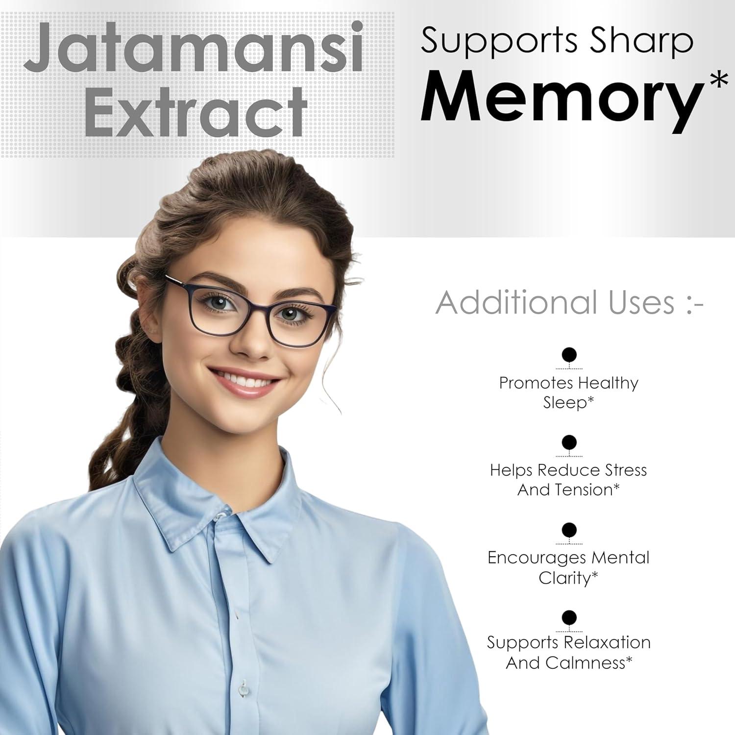 Cápsulas Veganas de Jatamansi Amalth - 120 Unidades - Extracto Natural