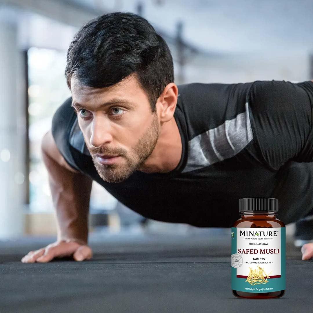 Tabletas de Musli Blanco Mi Nature 90 Tabletas 1000mg Sin Gluten