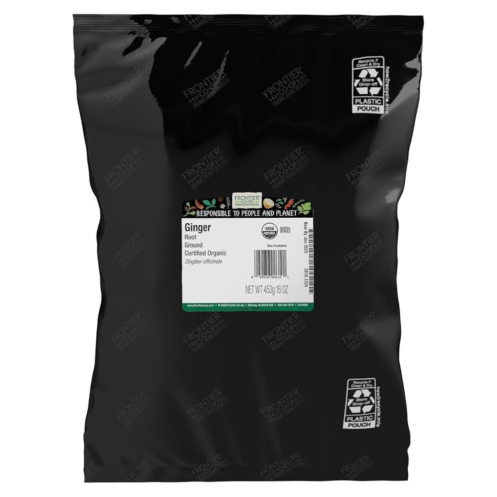 Polvo de raíz de jengibre orgánico Frontier Co-op 0.45 kg