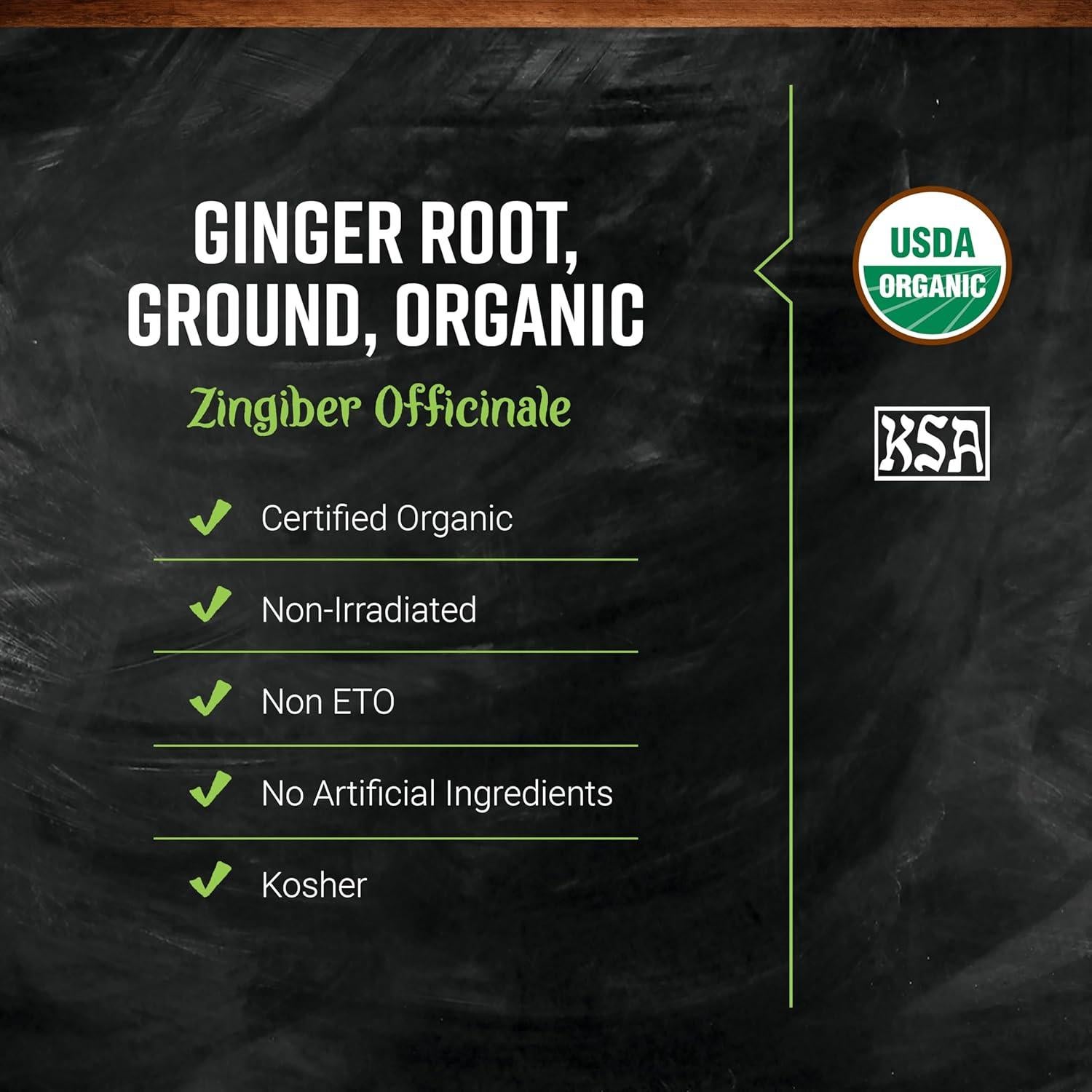 Polvo de raíz de jengibre orgánico Frontier Co-op 0.45 kg