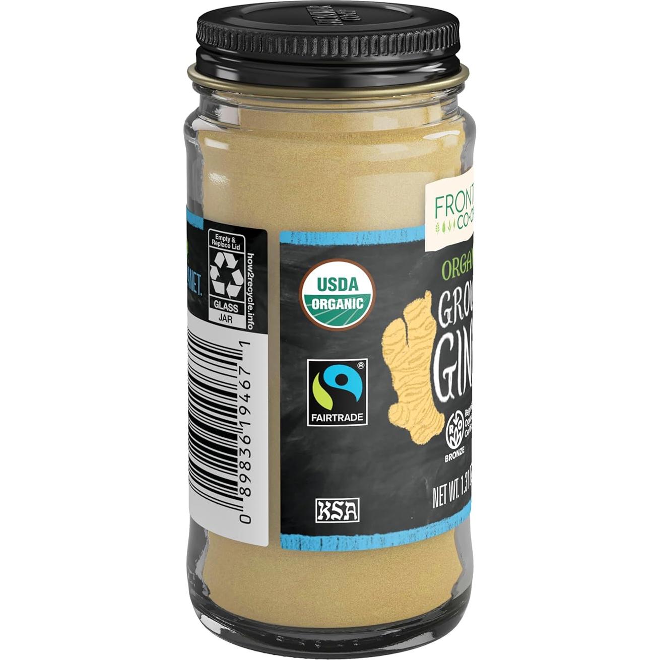 Polvo de Raíz de Jengibre Orgánico Frente Co-op 37g