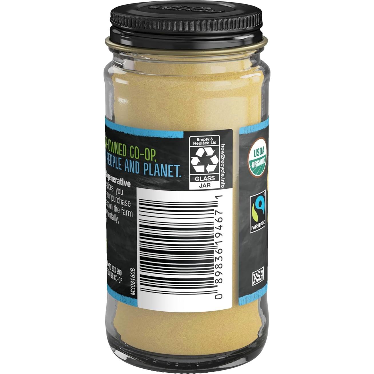 Polvo de Raíz de Jengibre Orgánico Frente Co-op 37g