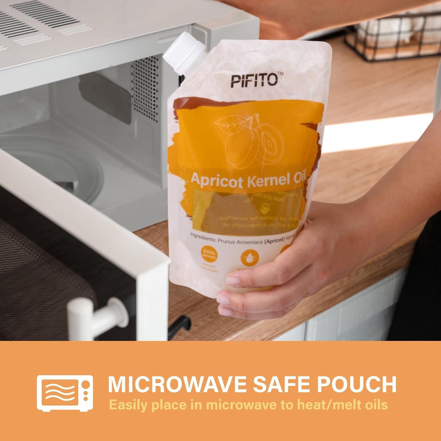 Aceite de Hueso de Albaricoque Pifito 473 ml 100% Puro Natural