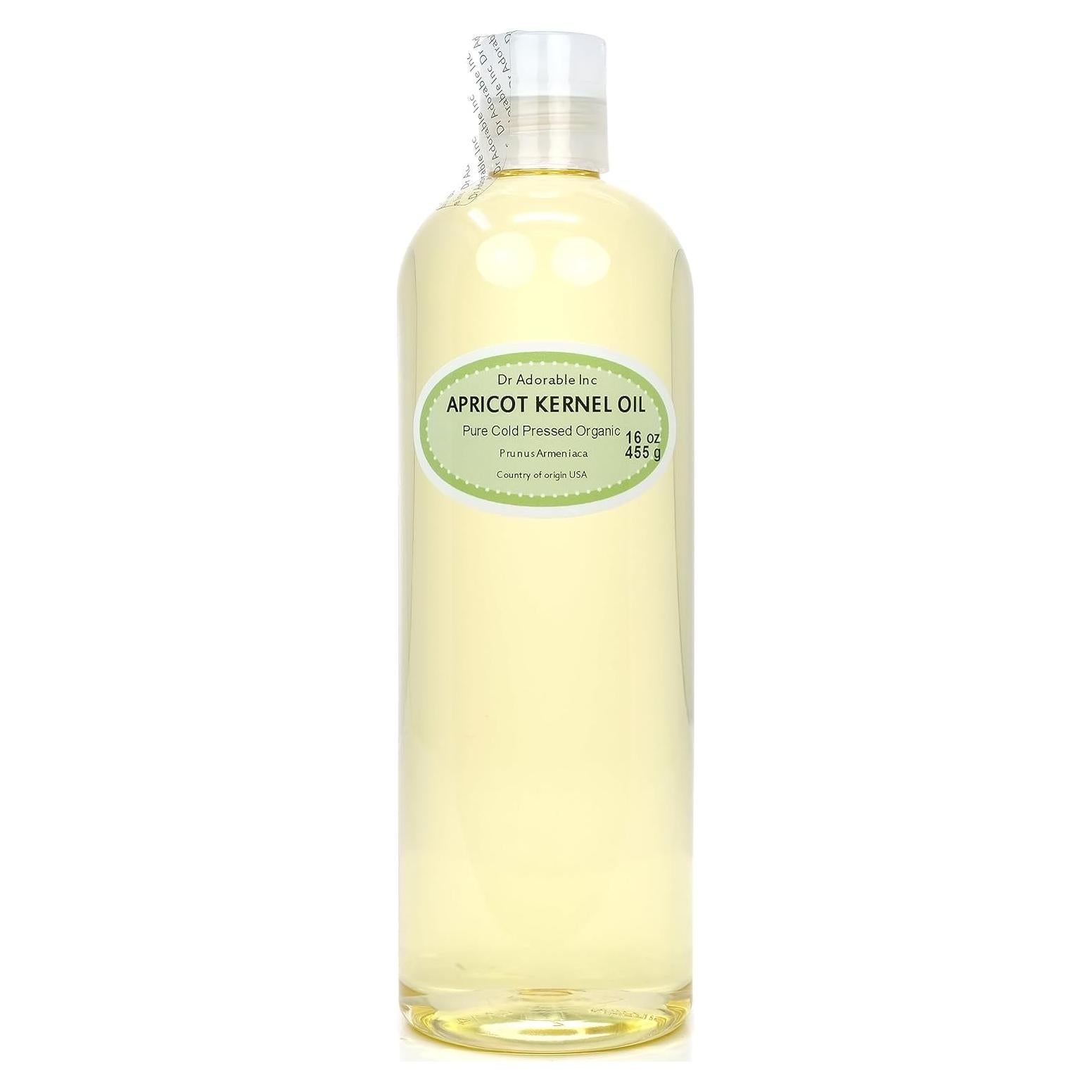 Aceite de Hueso de Albaricoque Dr Adorable 473 ml Prensado en Frío