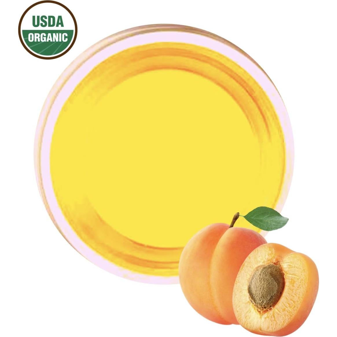 Aceite de Hueso de Albaricoque Orgánico SULU 236.6 ml Prensado en Frío