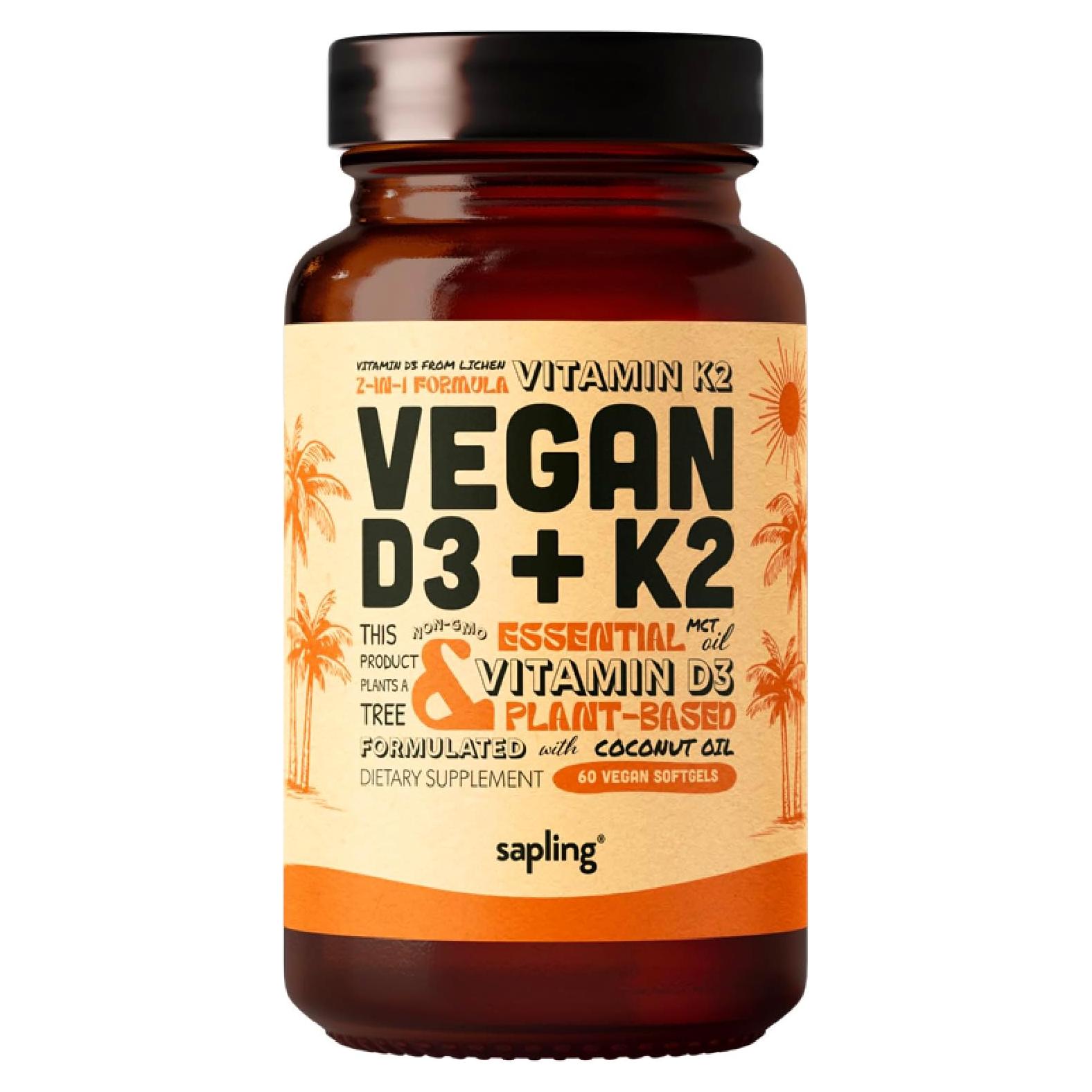 Suplemento Vegano Vitamina D3 + K2 We Are Fit - 60 Gelatinas
