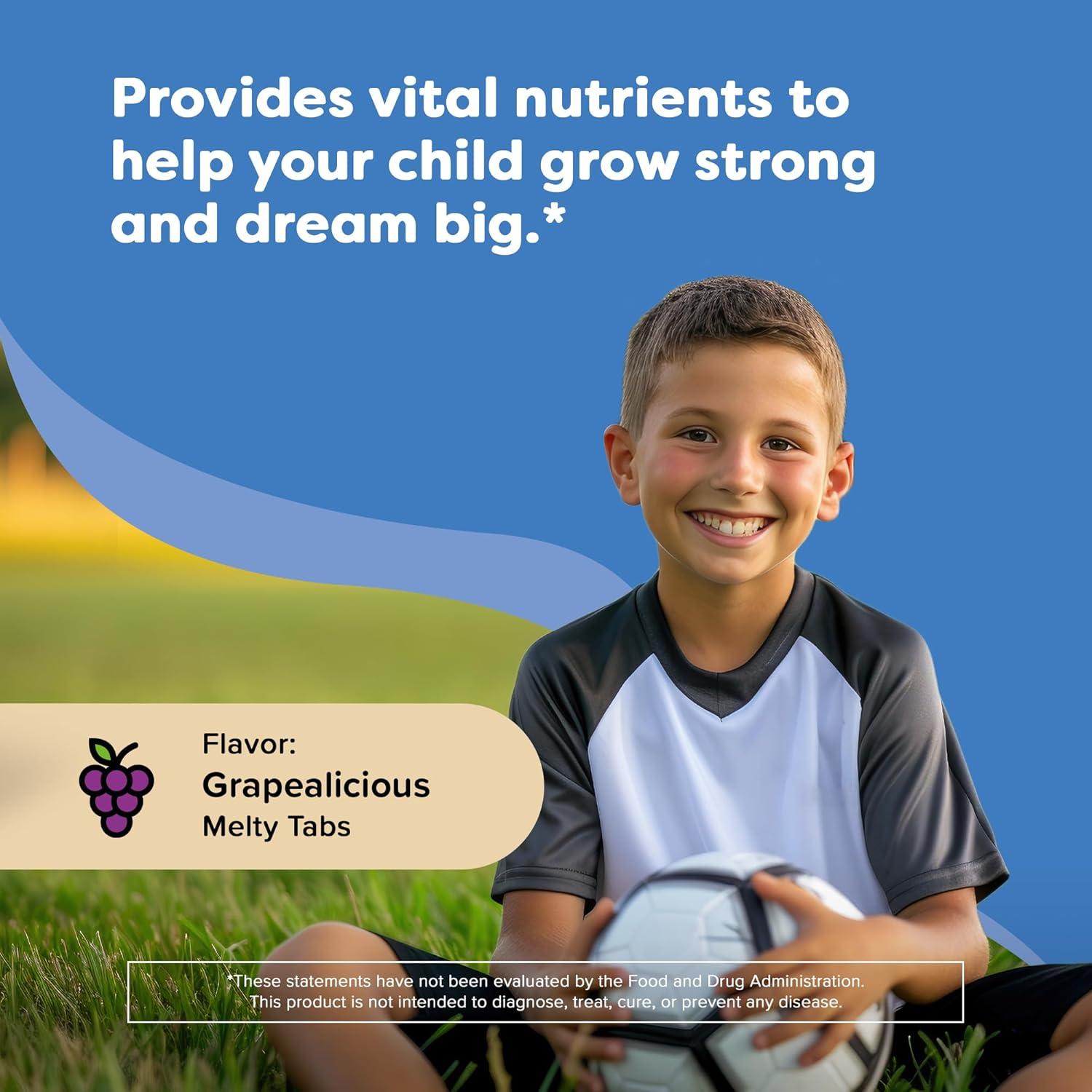 Suplemento de Calcio Hercules Renzo con Vitamina D3 y K2 - 60 Tabletas Melty Sabor Uva