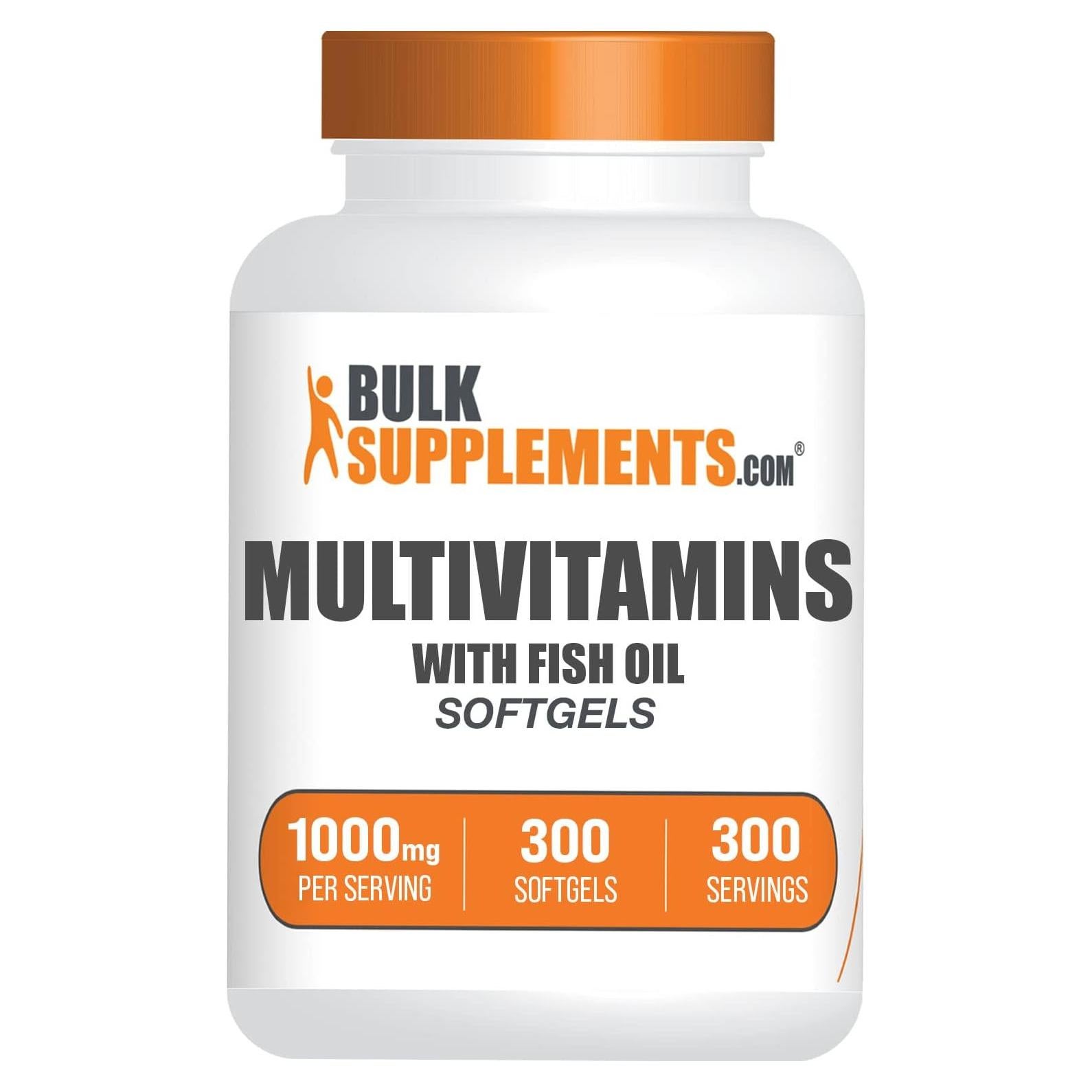 Gelatinas Blandas Multivitamínicas BulkSupplements 300 Conteo