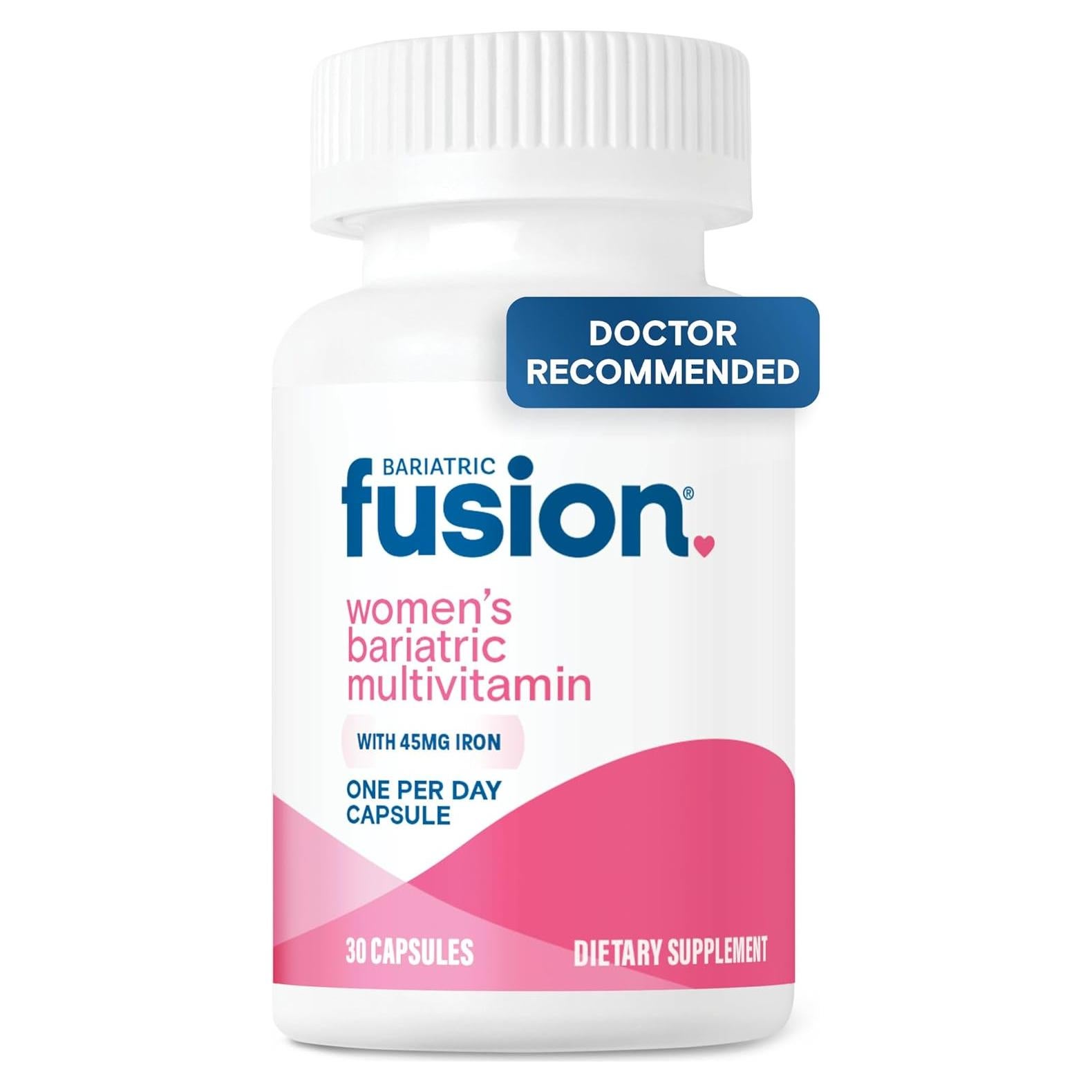 Multivitamínico Bariátrico Fusion para Mujeres con Hierro 30 Cápsulas