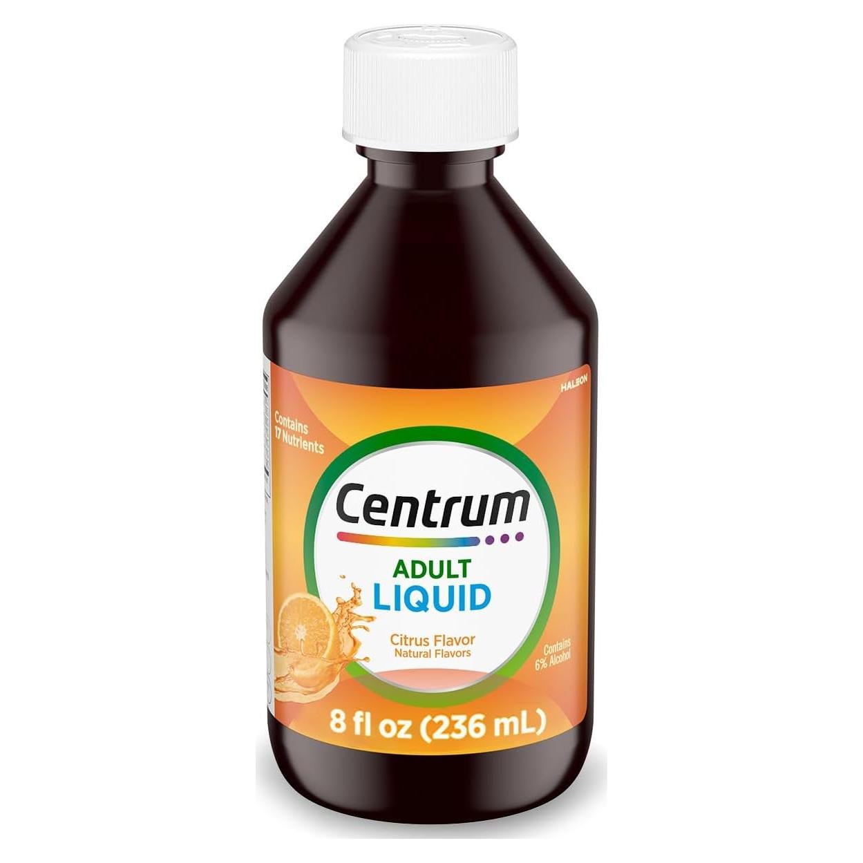 Centrum Multivitamina Líquida Adultos 236.6 ml Sabor Cítrico