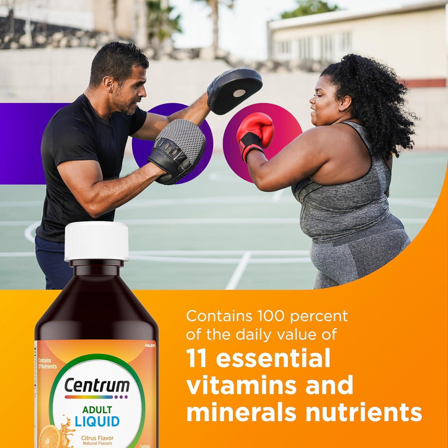 Centrum Multivitamina Líquida Adultos 236.6 ml Sabor Cítrico