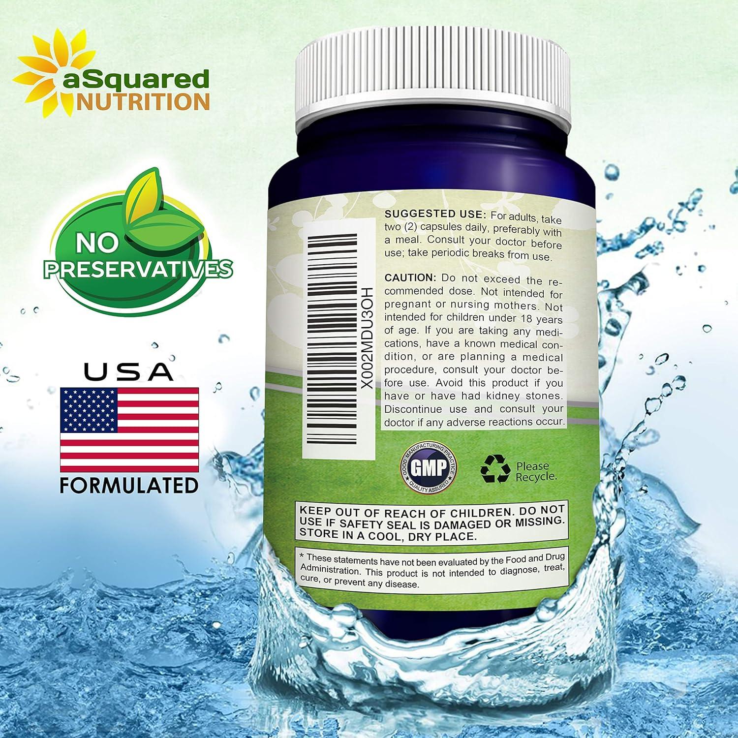 Suplemento de Quercetina 1000mg + Zinc aSquared - 120 Cápsulas