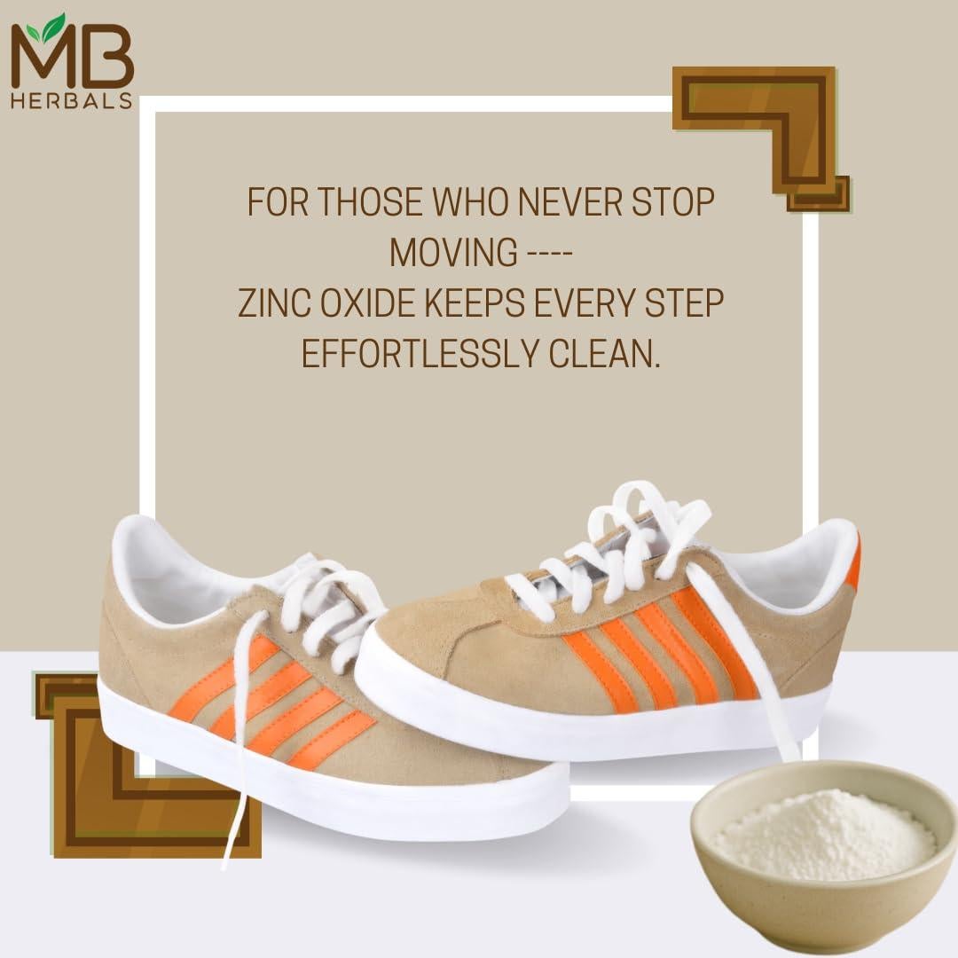 Polvo de Óxido de Zinc MB Herbals 227 g | Sin recubrimiento