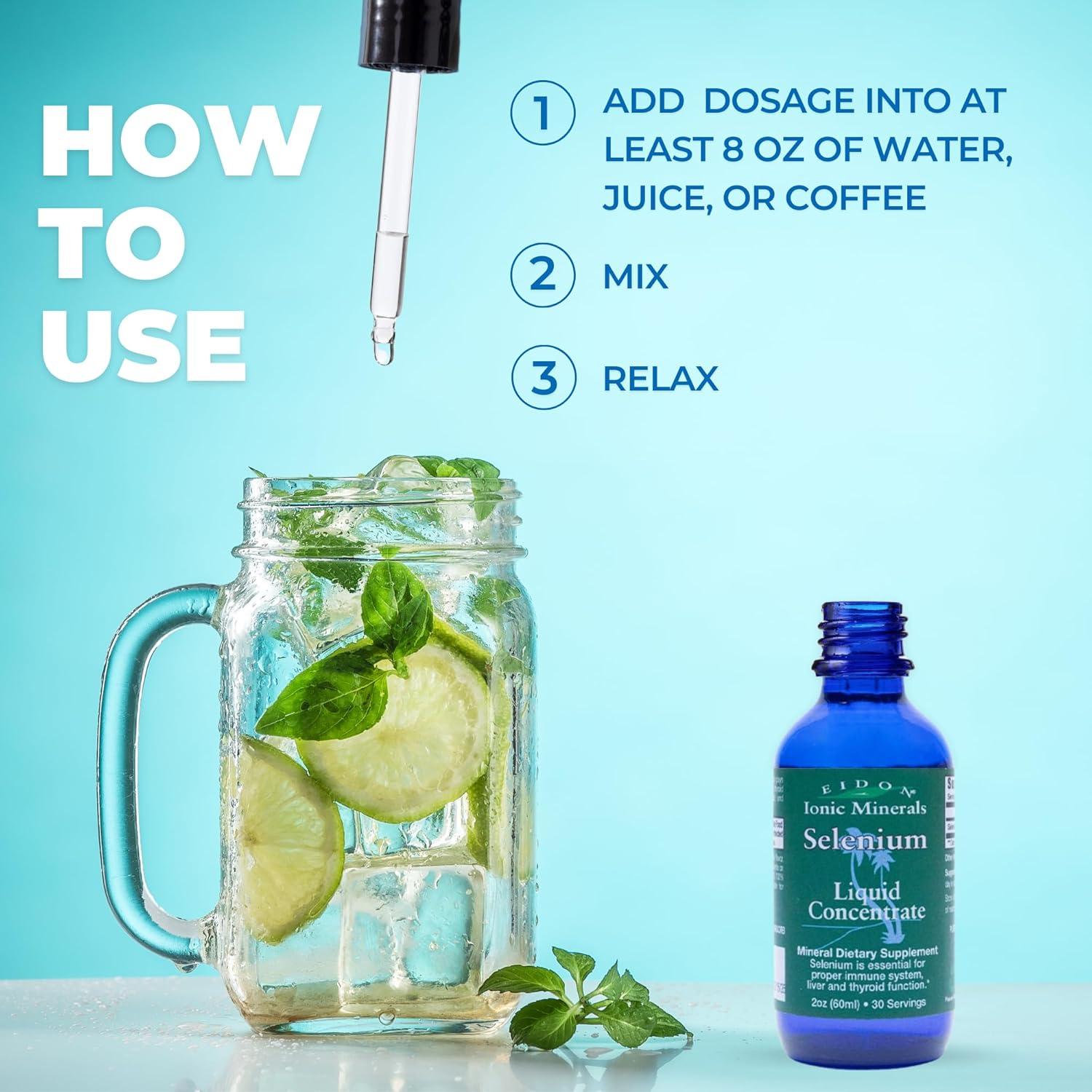 Suplemento Líquido de Selenio Eidon 59 ml - Apoyo Tiroides e Inmunidad