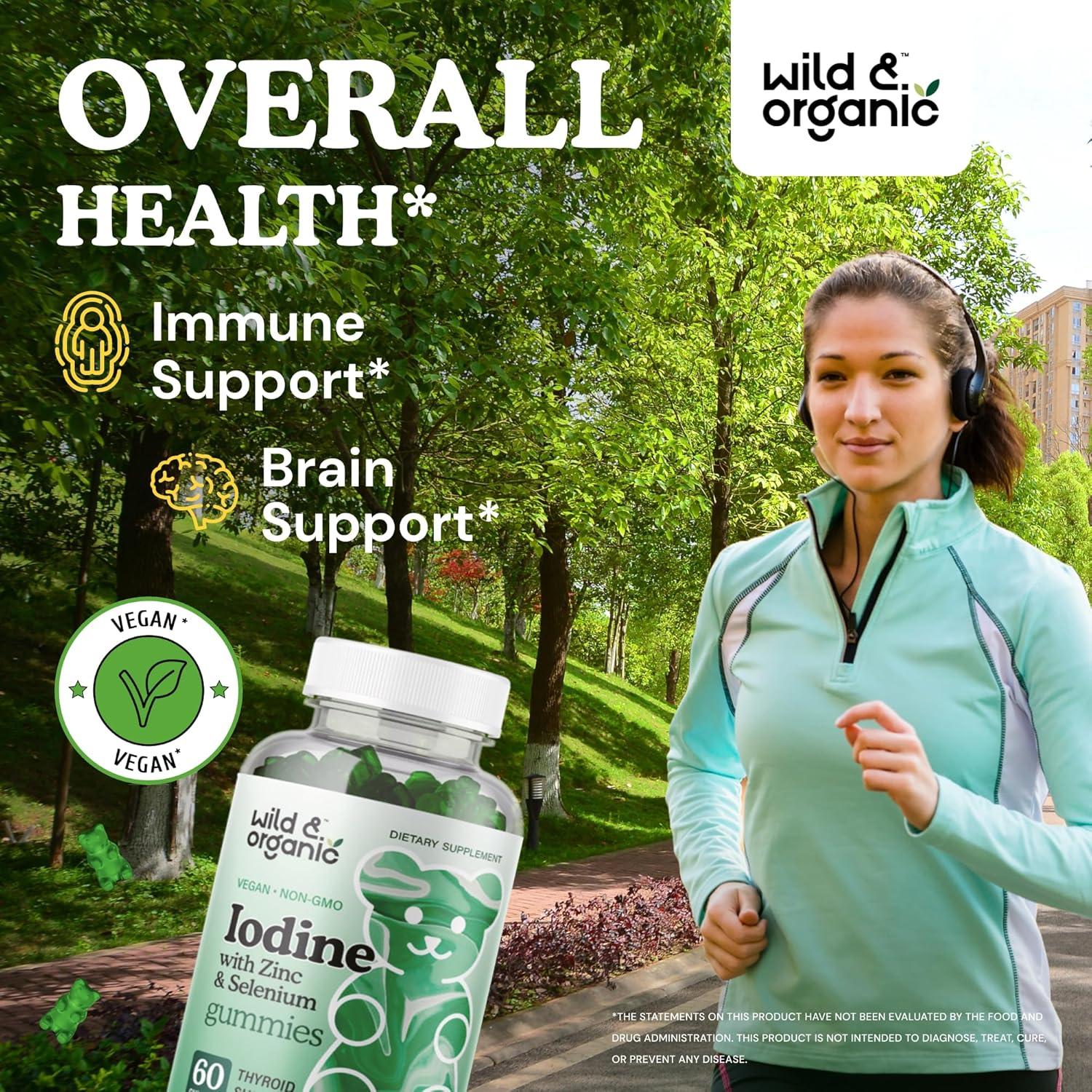 Gomitas de Yodo Silvestre y Orgánico 250 mcg - 60 Veganas