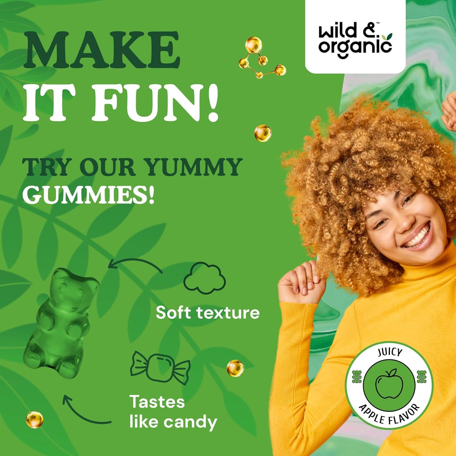 Gomitas de Yodo Silvestre y Orgánico 250 mcg - 60 Veganas