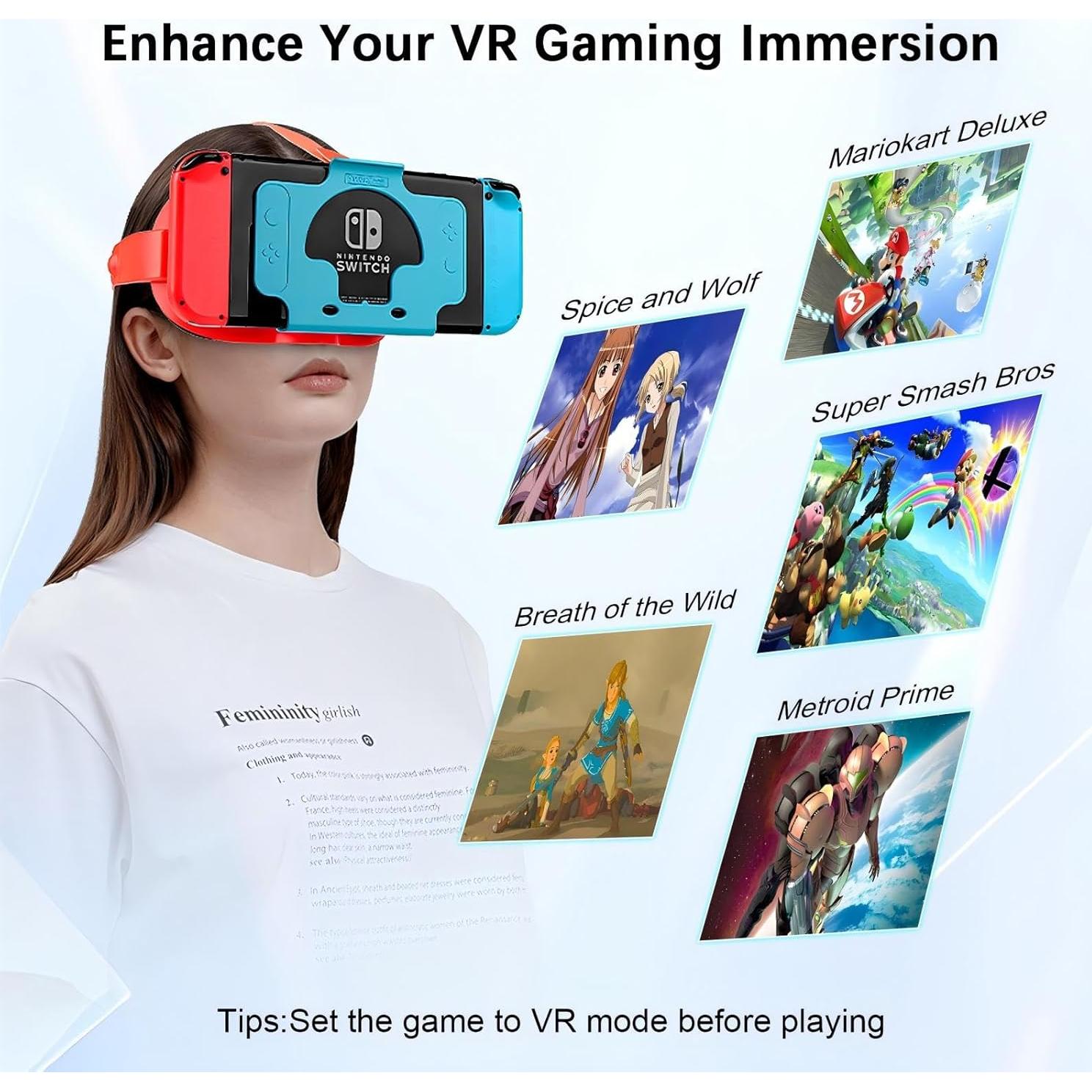 Auriculares VR Rechale para Nintendo Switch OLED HD