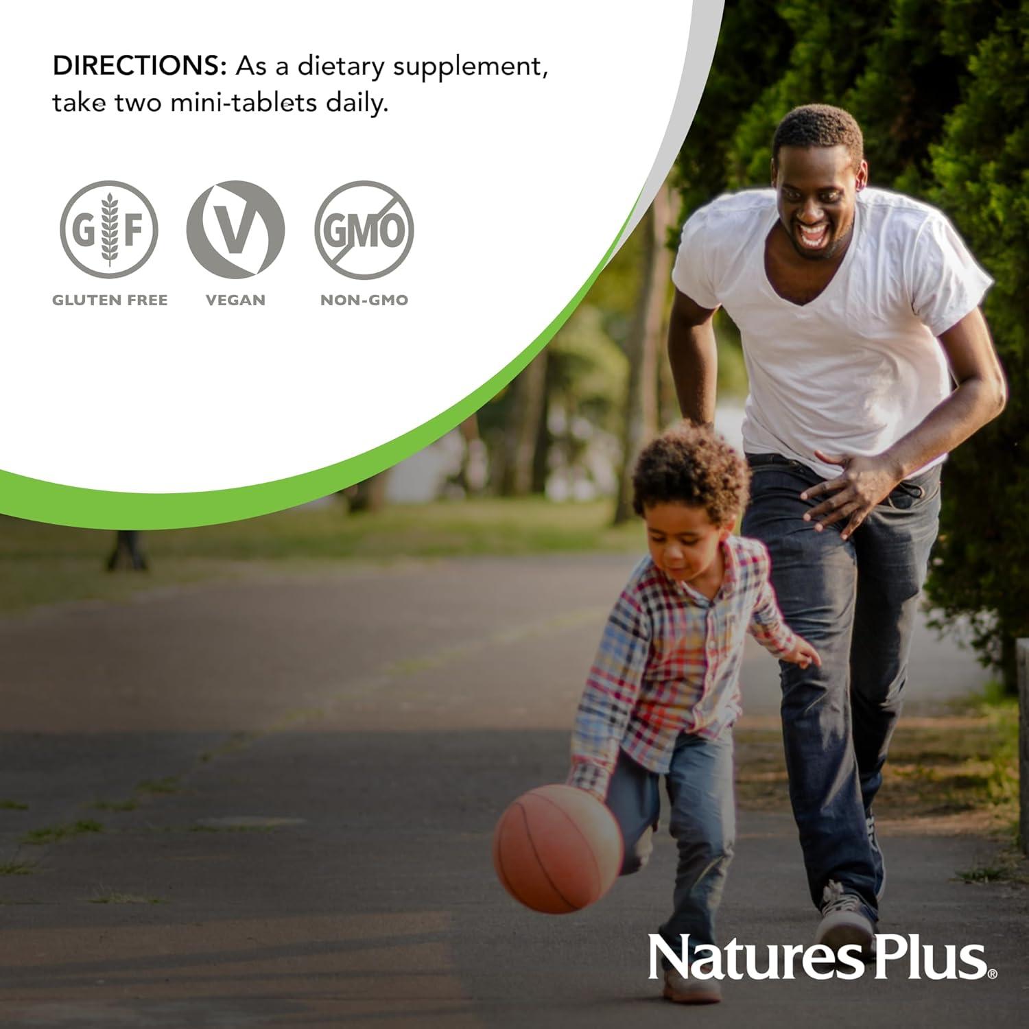 Suplemento de Hierro NaturesPlus Hema-Plex 85 mg - 120 Mini-Tabs