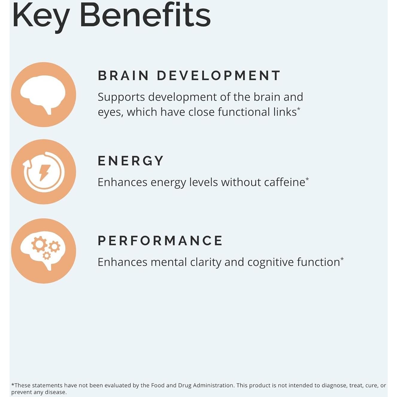 Suplemento de Hierro BrainMD - 30 Cápsulas - Energía y Cognición