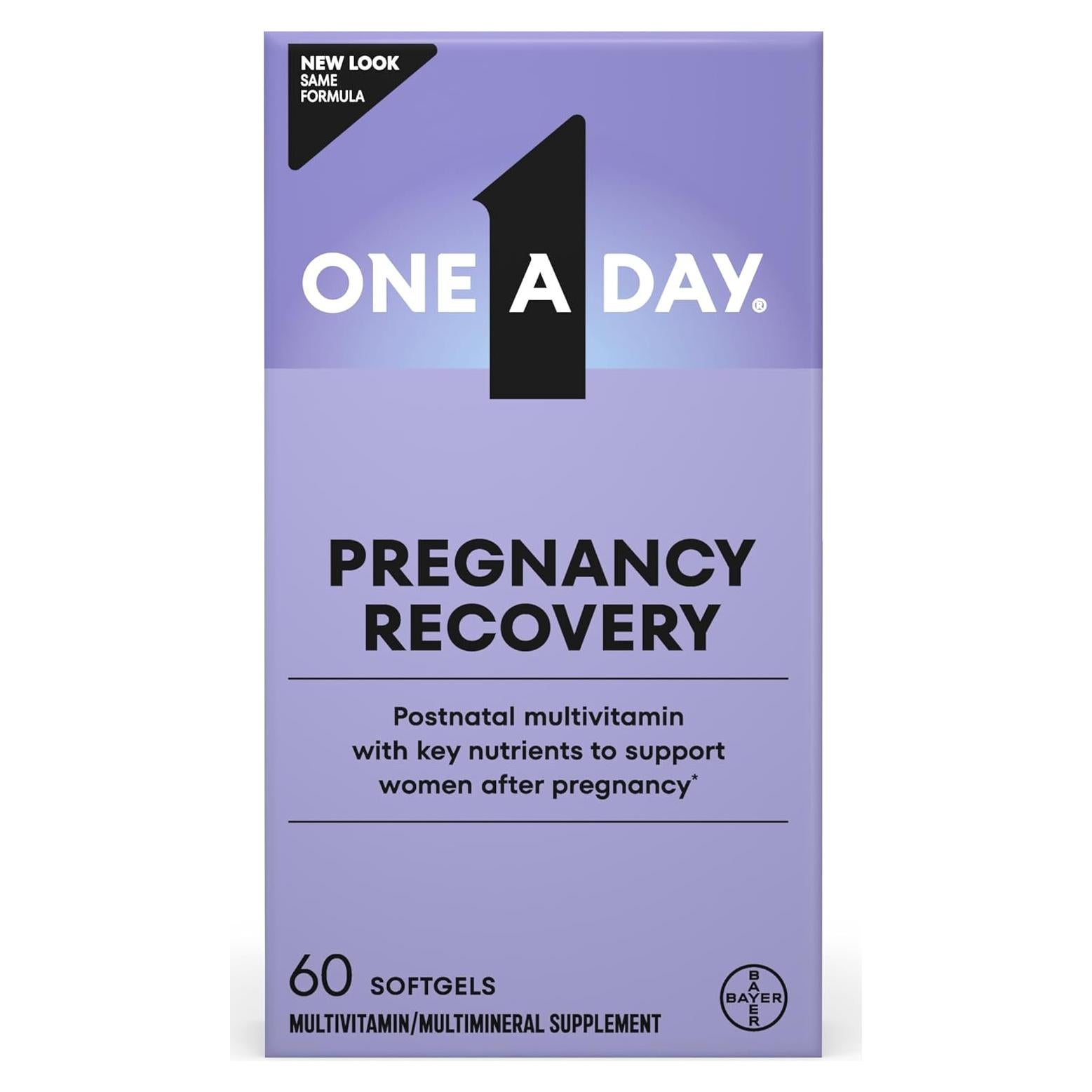 Multivitamina Postnatal One A Day Bayer 60 Cápsulas DHA