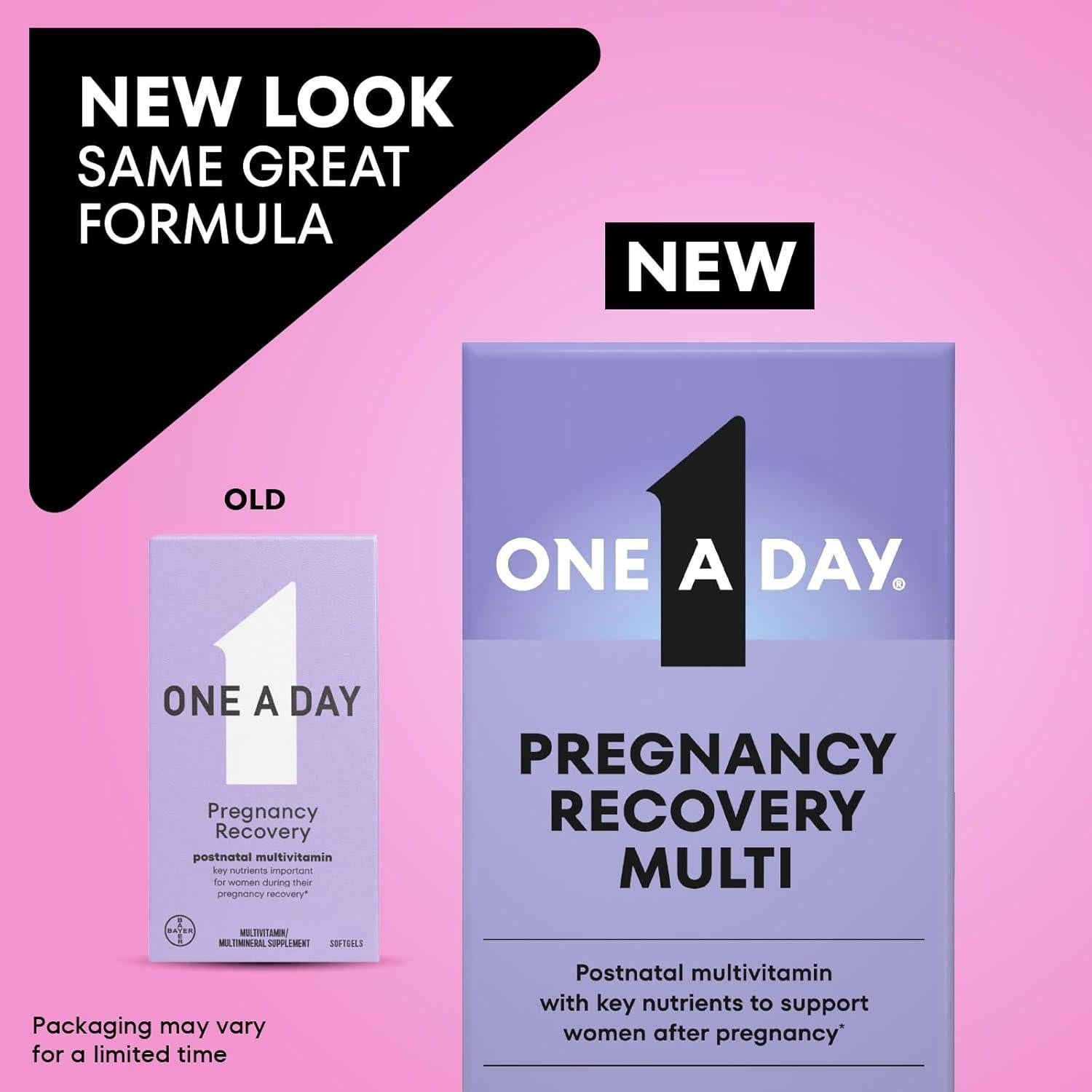 Multivitamina Postnatal One A Day Bayer 60 Cápsulas DHA