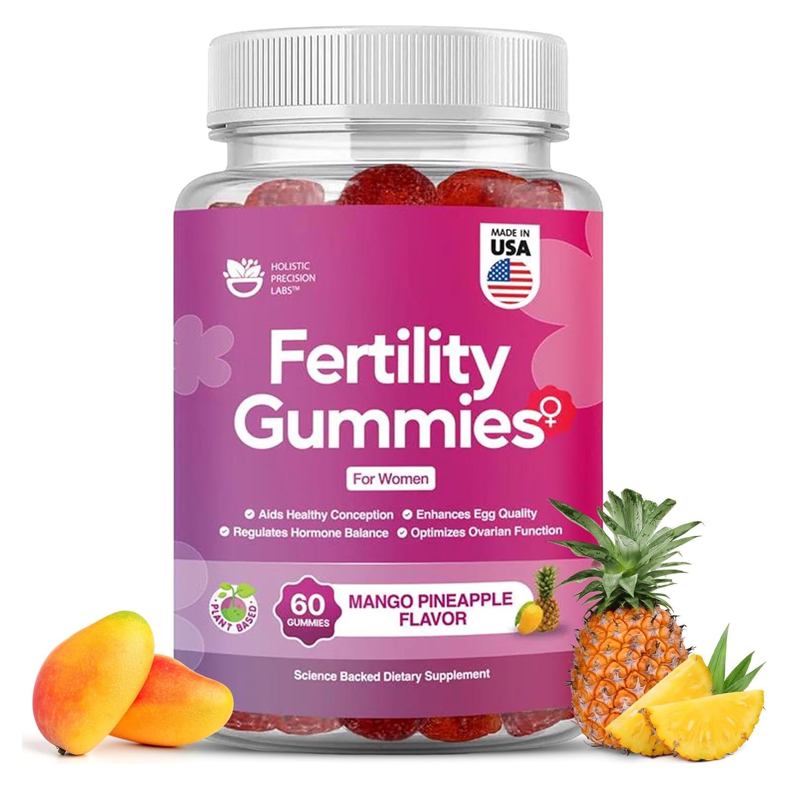 Gomitas de Fertilidad Veganas Holistic Precision 60 Unidades