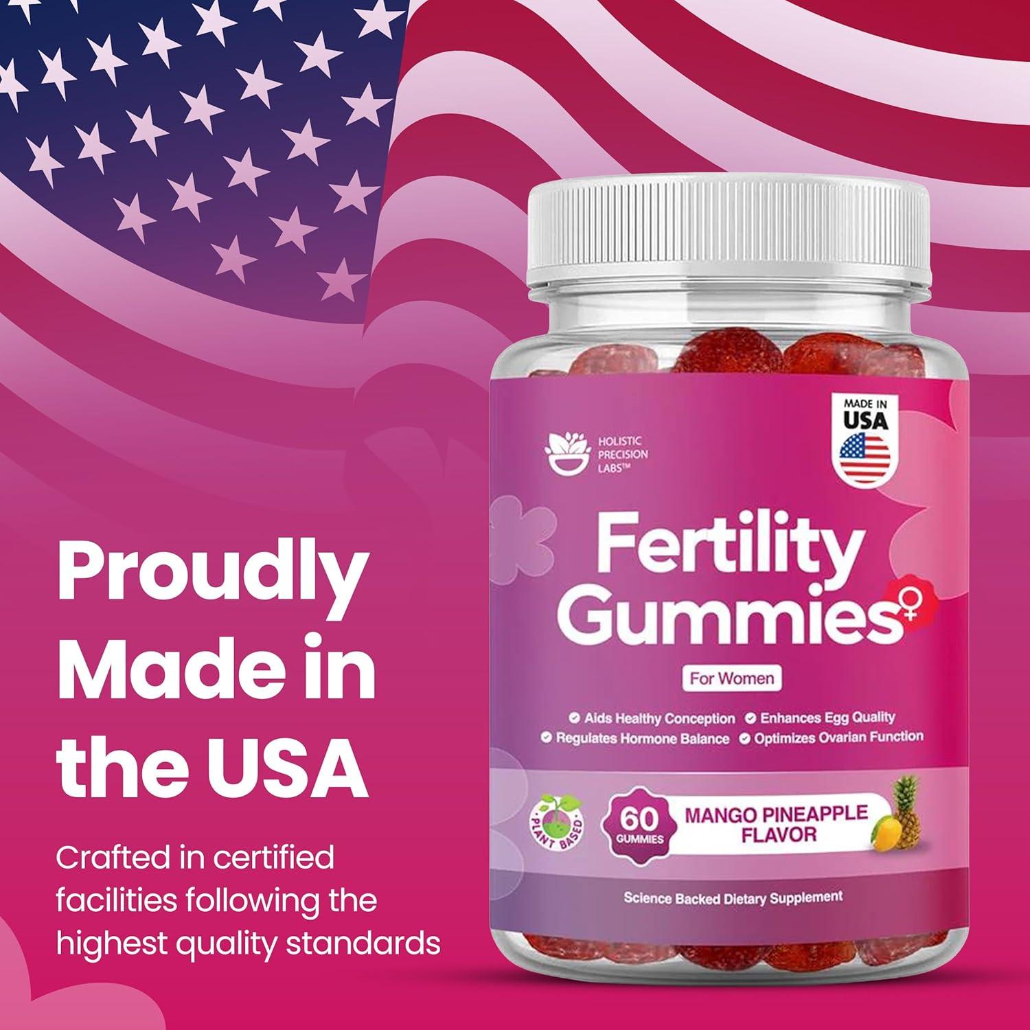 Gomitas de Fertilidad Veganas Holistic Precision 60 Unidades