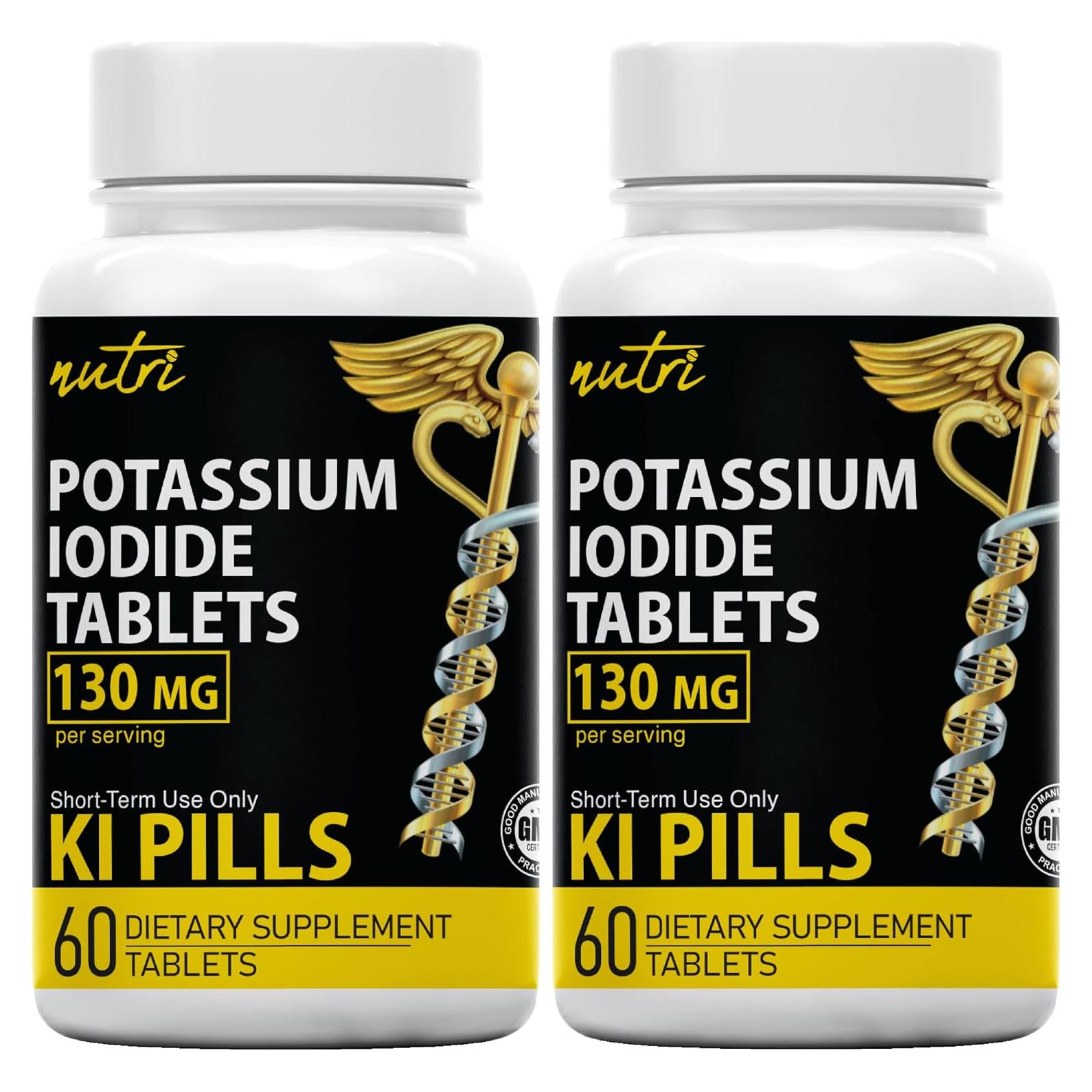 Tabletas de Yoduro de Potasio 130 mg Nature's Fusions - 120 Unidades