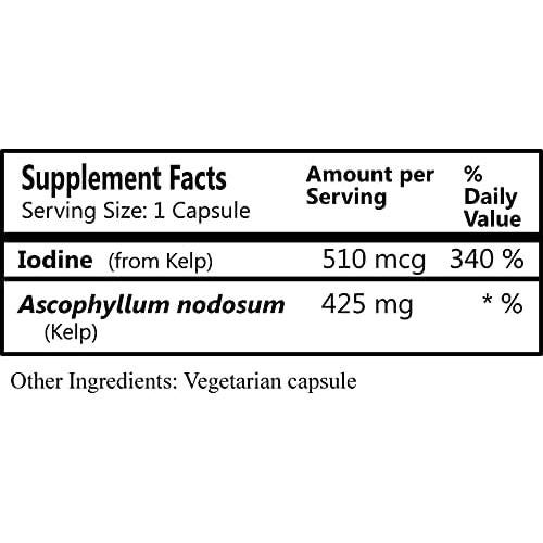 Algazim Diario Yodo 510 mcg y Ascophyllum Nodosum 425 mg