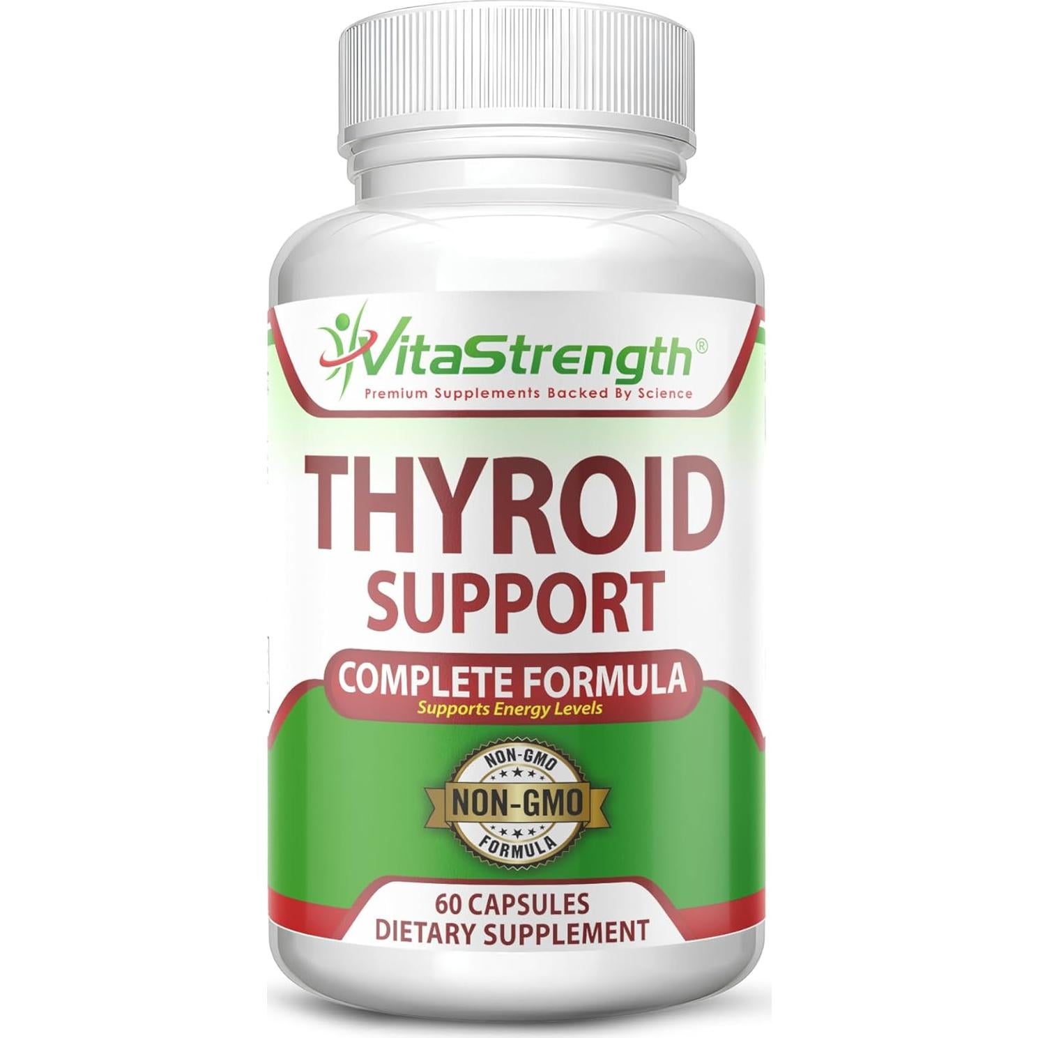 Suplemento de Soporte para Tiroides VitaStrength 60 Cápsulas