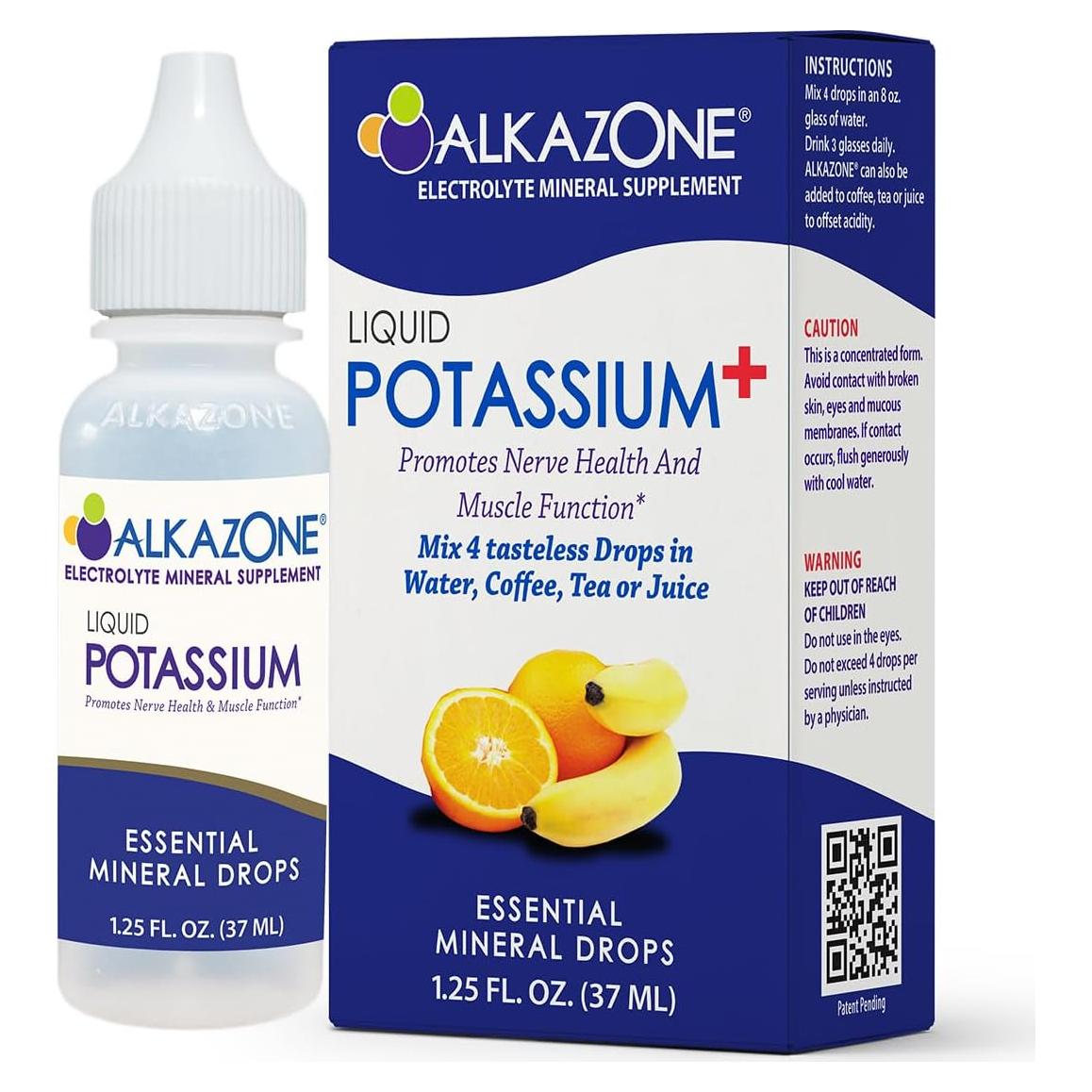 Suplemento Líquido de Potasio Alkazone 35.4 ml - 90 Porciones