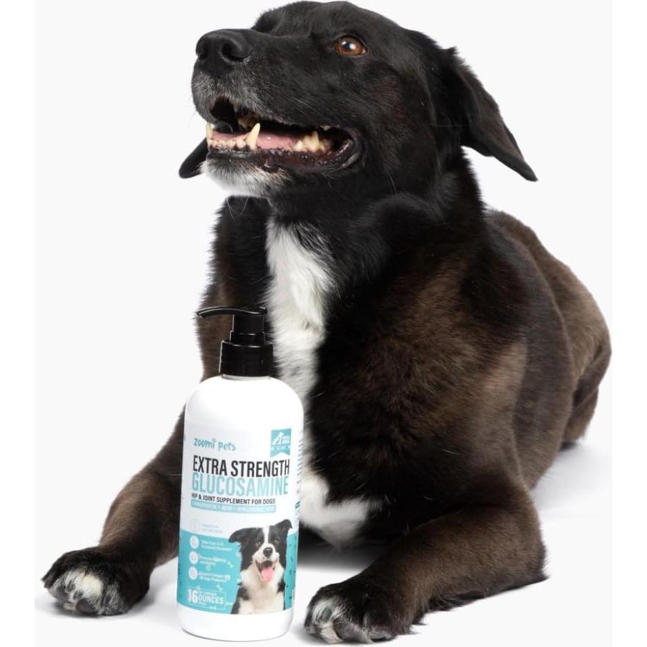 Glucosamina Líquida para Perros Zoomi Pets 473ml - Suplemento Articular